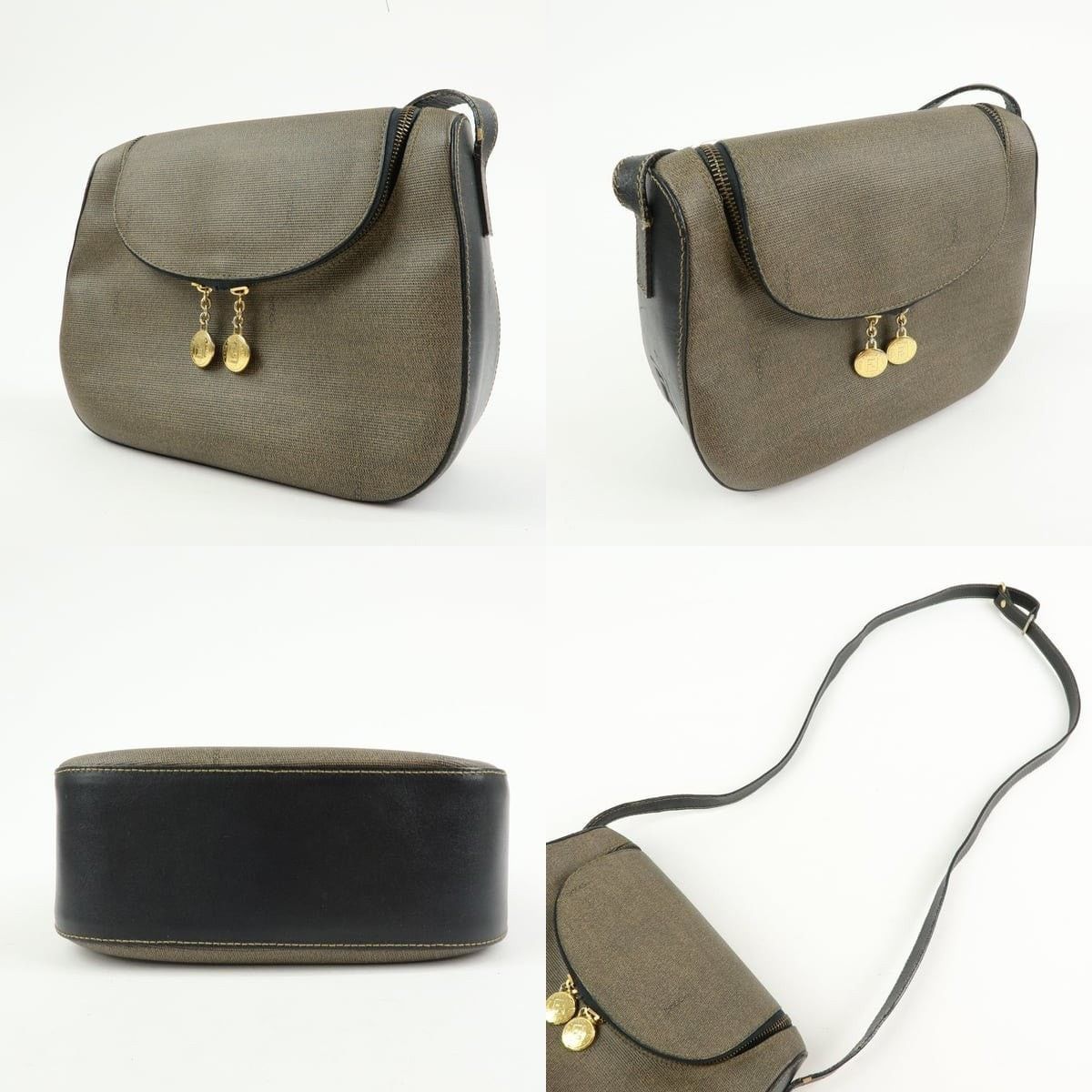 Fendi Fendi Zucca Shoulder Bag Brown Size ONE SIZE - 3 Thumbnail
