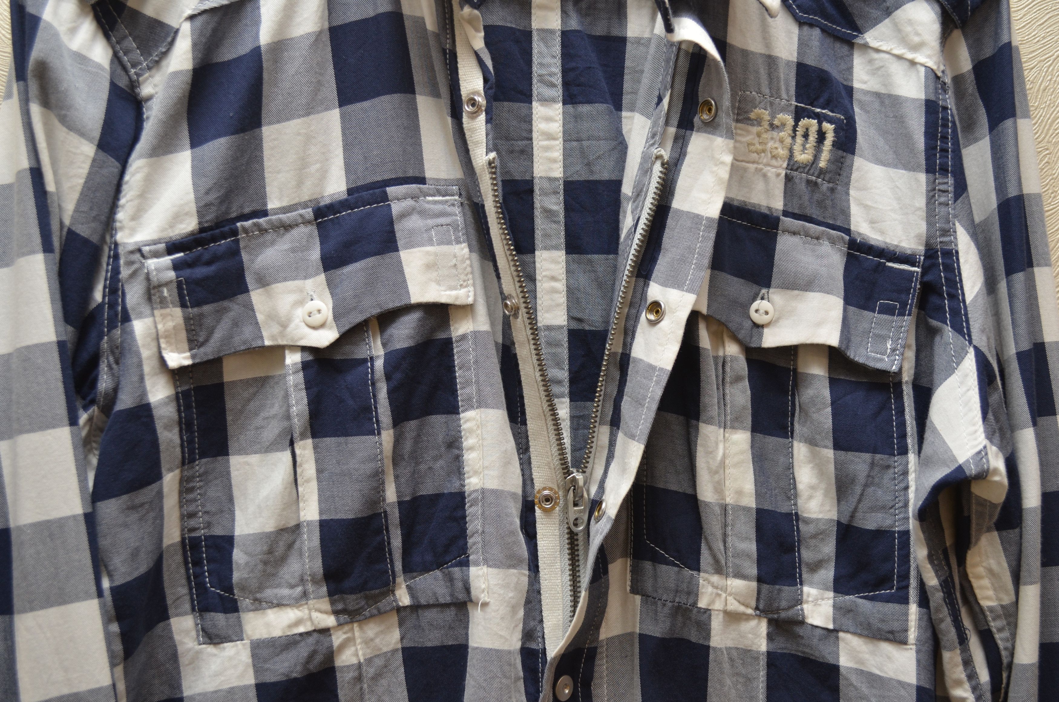 G-Star G-STAR New Gould Army Zip Shirt Check Size L Size US L / EU 52-54 / 3 - 5 Thumbnail