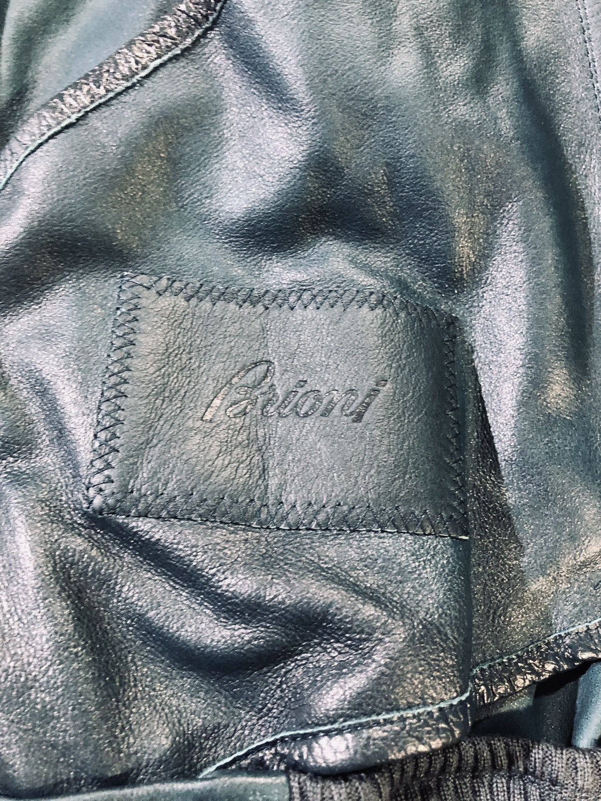 Brioni Brioni 🇮🇹 Blu suede silk lined bomber 50 NEW Size US M / EU 48-50 / 2 - 2 Thumbnail