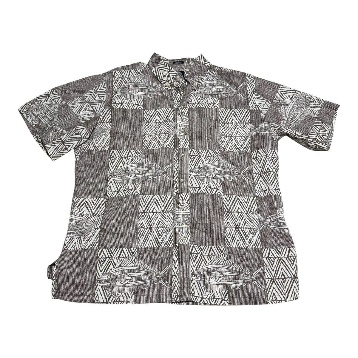 Reyn Spooner Reyn Spooner Fish Casual Button Down Hawaiian Shirt XL Size US XL / EU 56 / 4 - 1 Thumbnail