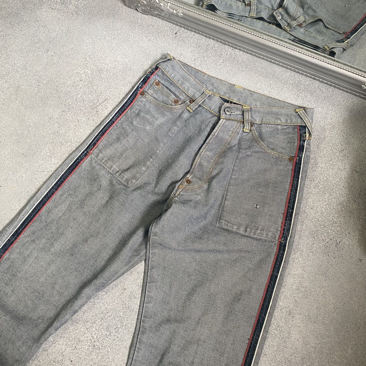 Evisu Vintage Evisu Jeans Embroidered Logo Baggy Y2K Size US 28 / EU 44 - 9 Thumbnail