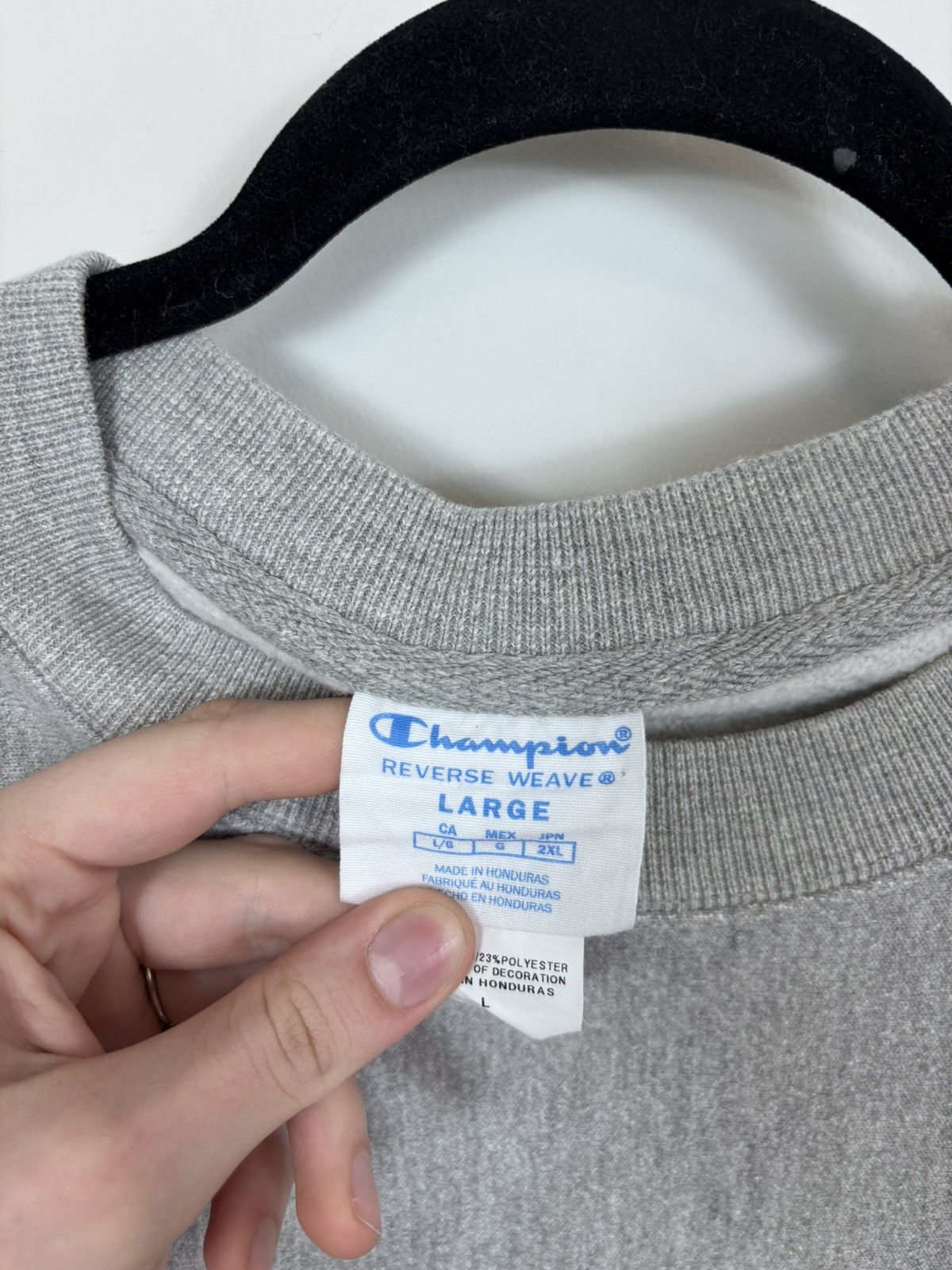 Champion Champion Reverse Weave Vintage Men’s Grey Sweatshirt Size US L / EU 52-54 / 3 - 11 Thumbnail