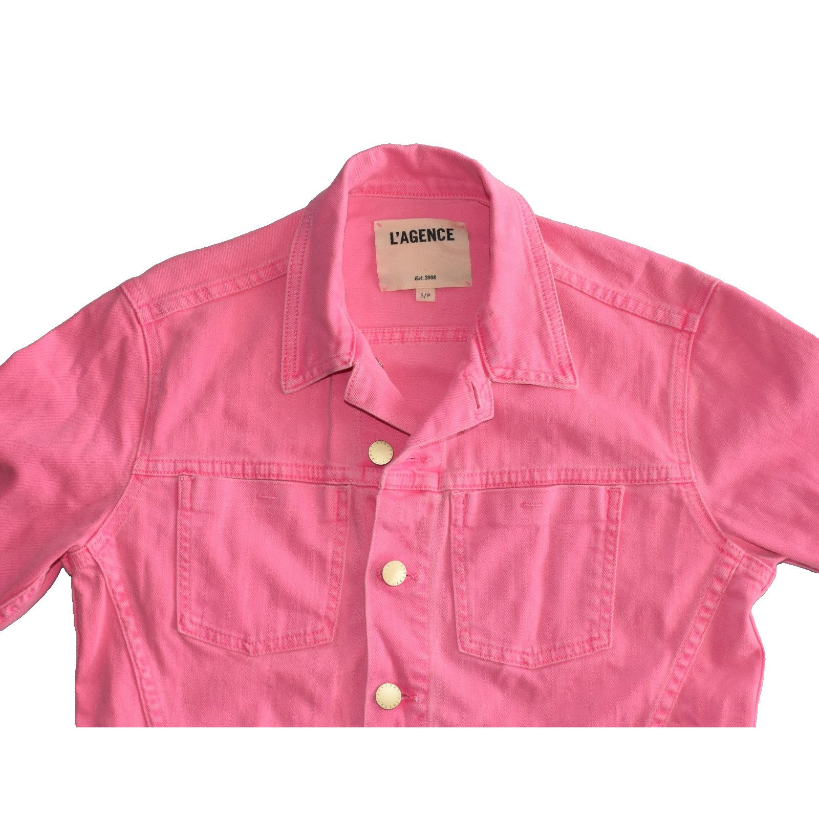 L'AGENCE LAGENCE Celine Button Front Chest Pockets Jacket Sz S $325 Size S / US 4 / IT 40 - 5 Thumbnail