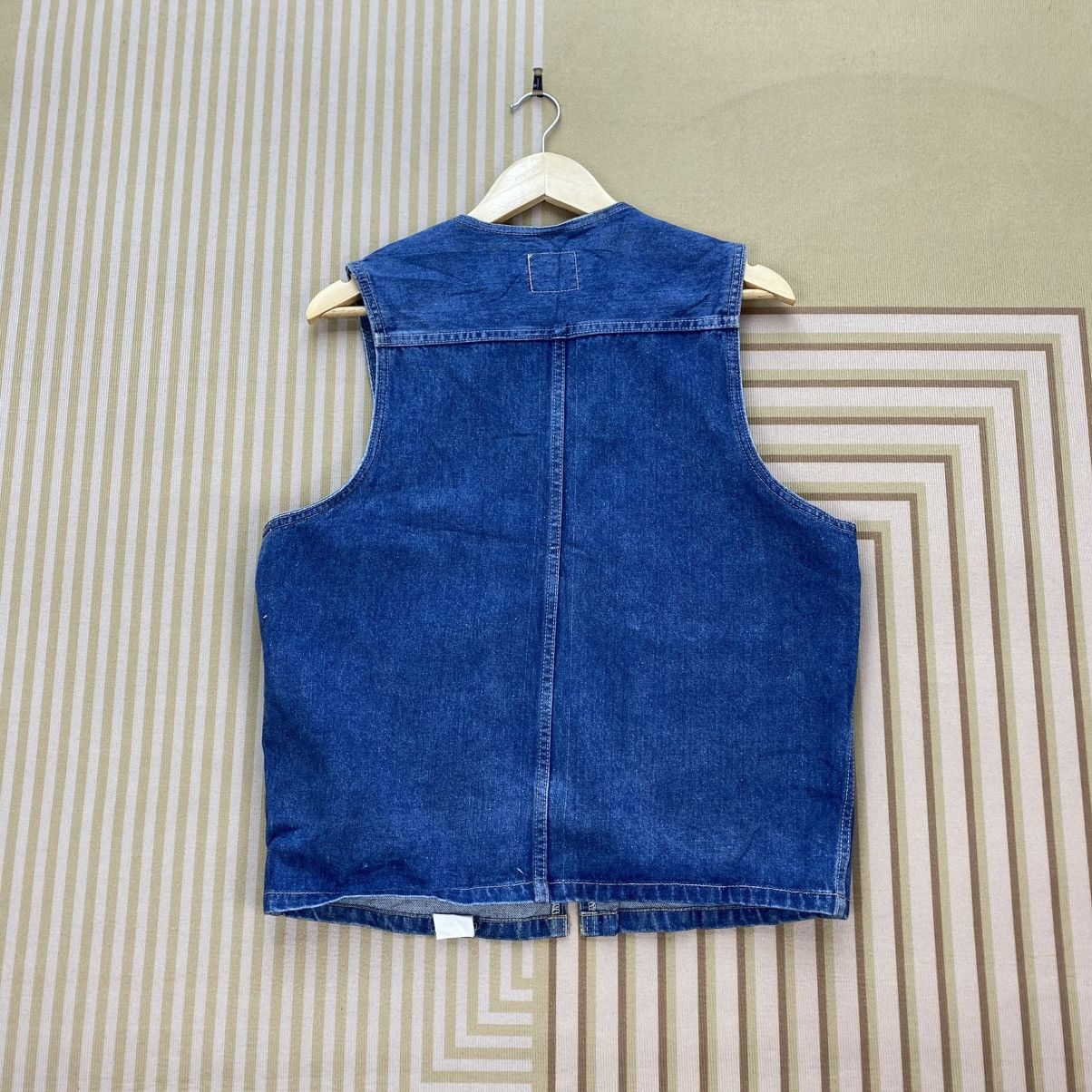 Vintage 🫶Vintage Bobson Denim Vest Jacket Size US M / EU 48-50 / 2 - 2 Thumbnail
