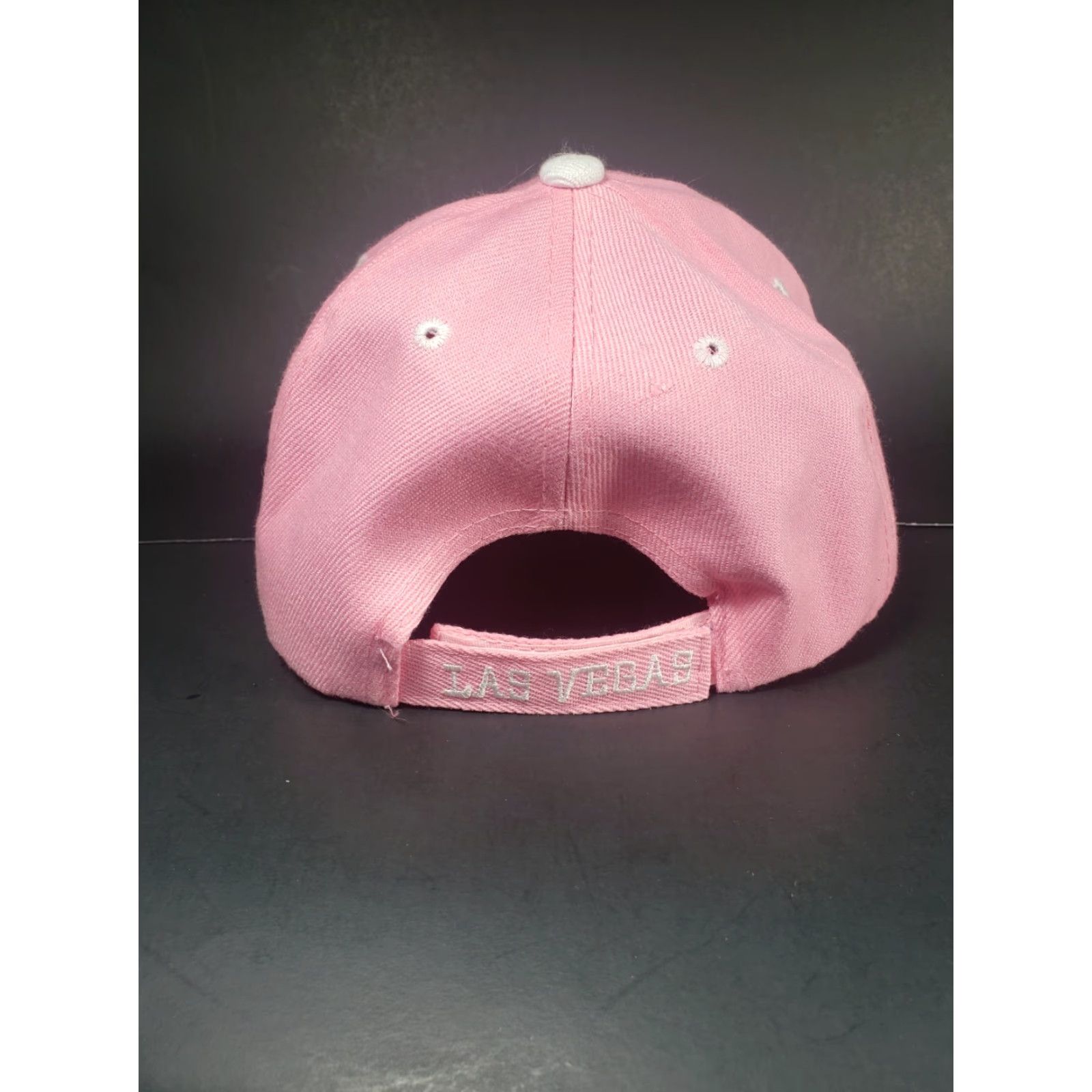 Pinko Las Vegas Women's Pink Embroidered Adjustable Hat Baseball Cap Shirt? Size ONE SIZE - 6 Thumbnail