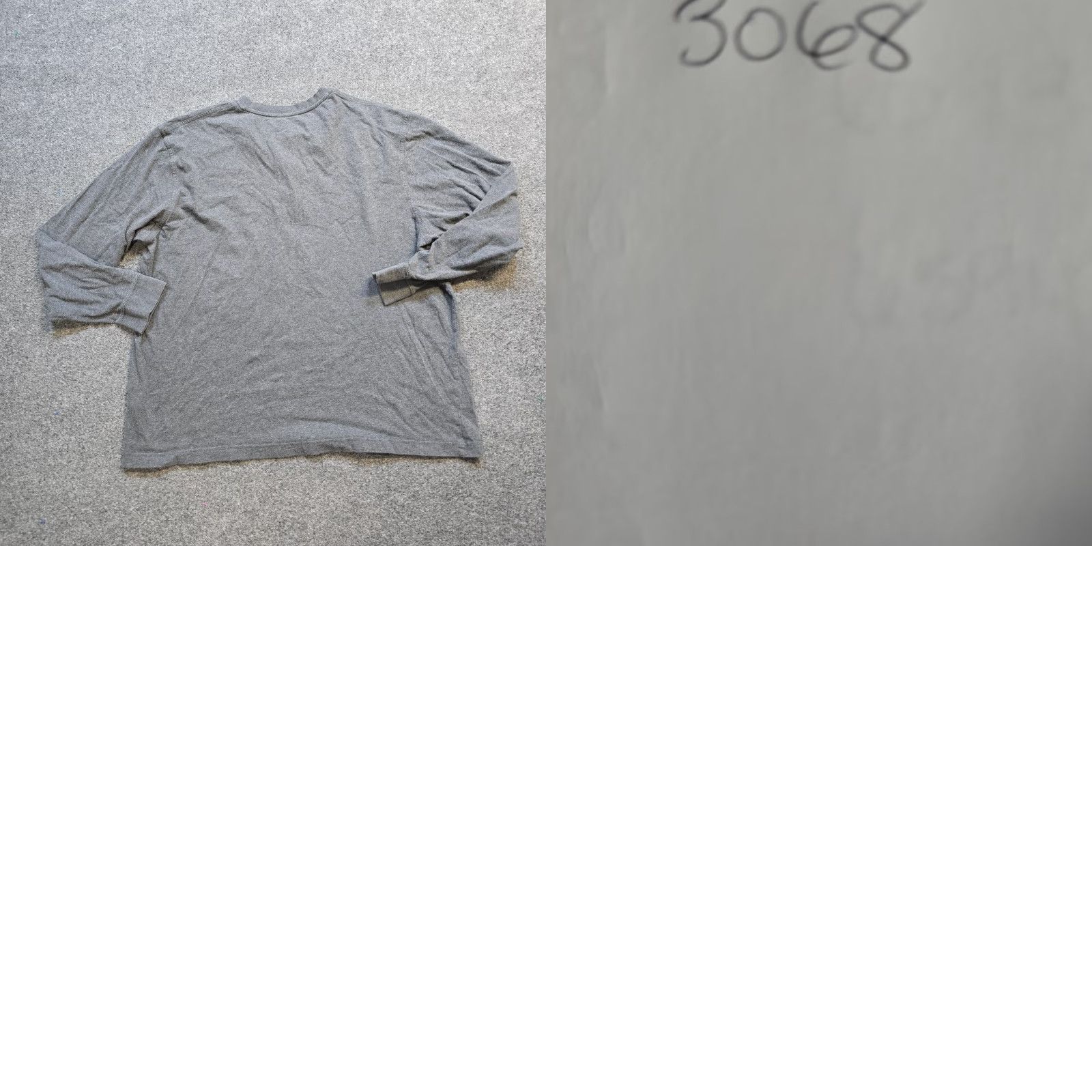 Vintage LL Bean Mens Large Gray Henley Long Sleeve Outdoor Casual Shirt Size US L / EU 52-54 / 3 - 8 Thumbnail