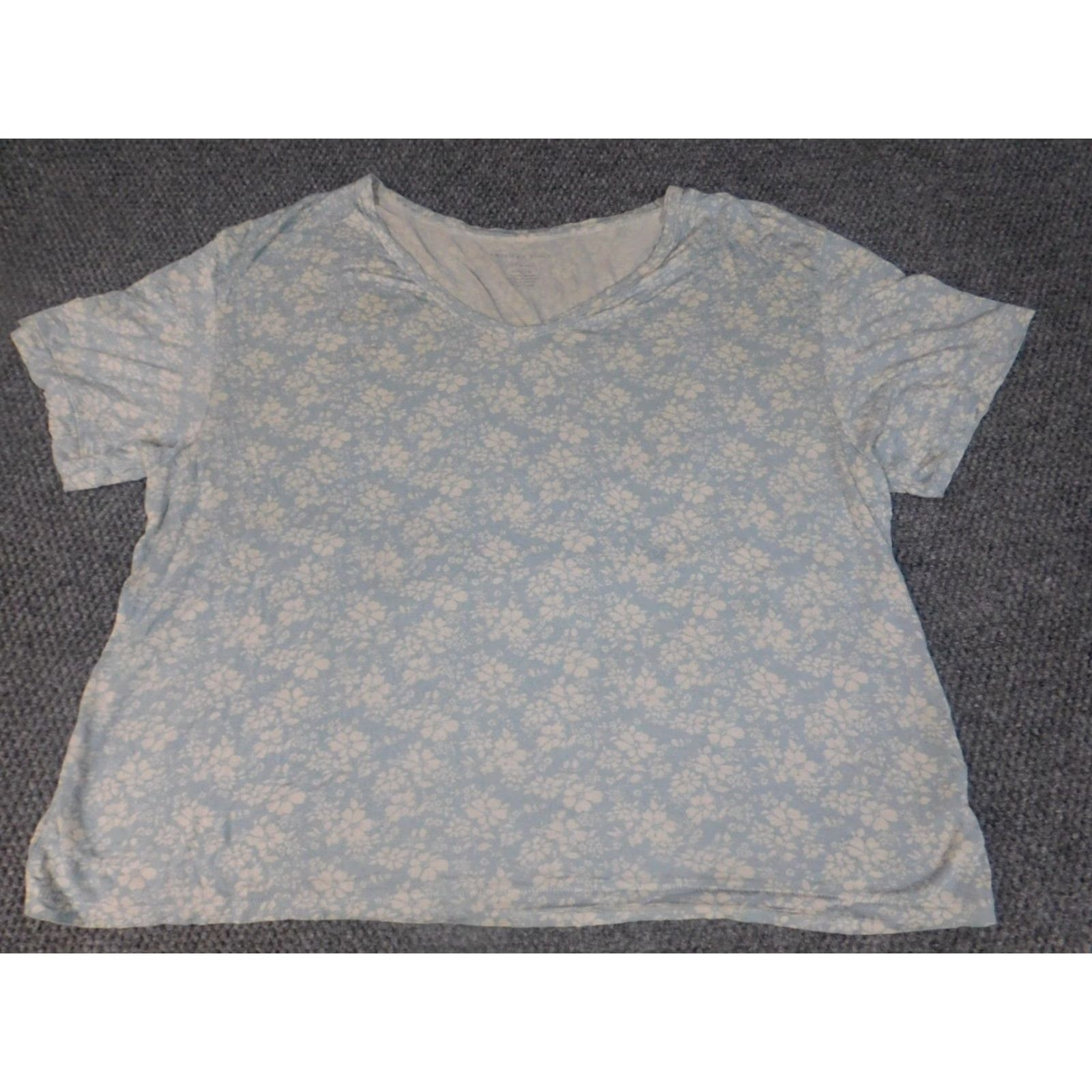 American Eagle Outfitters American Eagle Outfitters Blouse Shirt XL Blue Raglan Short Sleeve Modal Knit Solid Pocket Modern Casual Mens? No, Womens XL Blue Blouse with Pocket Size XL / US 12-14 / IT 48-50 - 2 Thumbnail