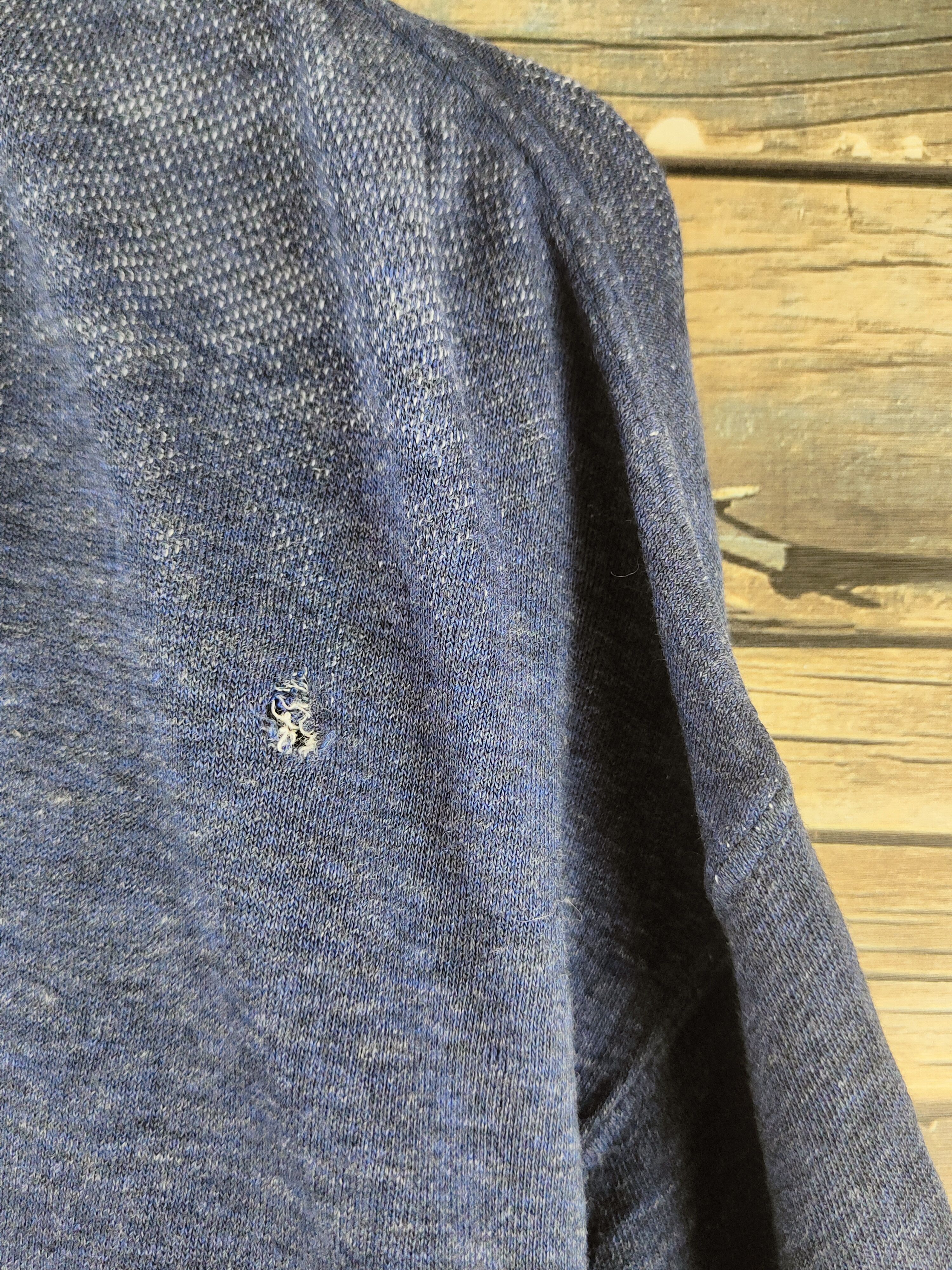 Uniqlo Vintage Uniqlo Blue Sweatshirts Size US XL / EU 56 / 4 - 3 Thumbnail