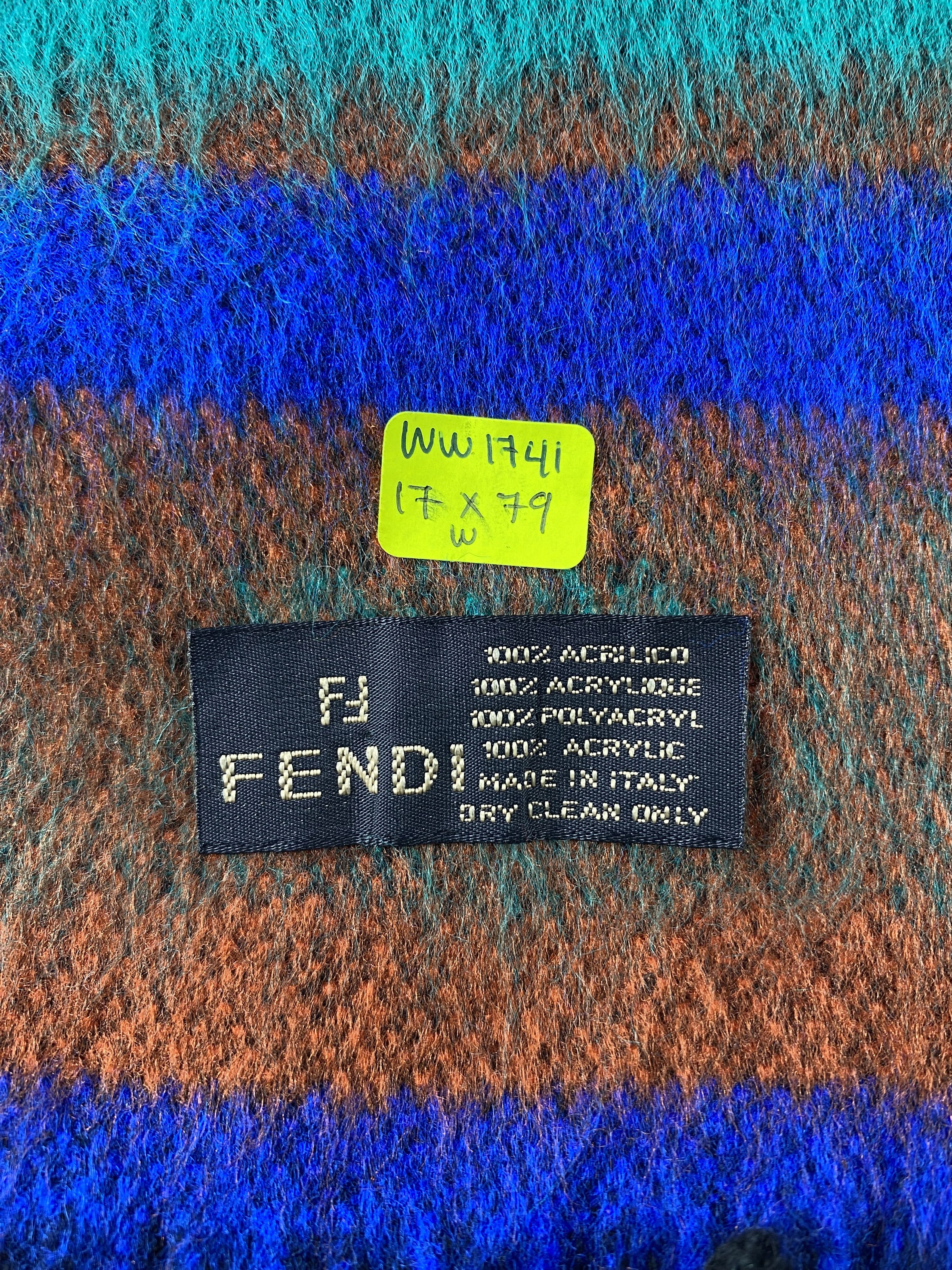 Fendi × Vintage Fendi Scarf / Muffler / Neckwear - WW1741 Size ONE SIZE - 6 Thumbnail