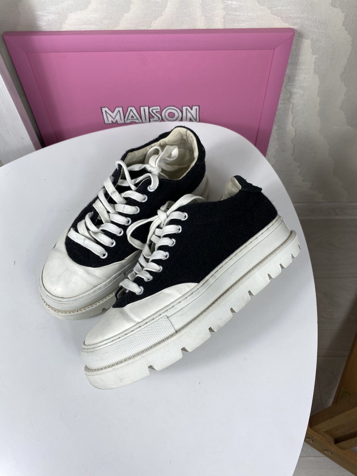 Maison Margiela MM6 Maison Margiela Platform Ponyhair Size US 8 / IT 38 - 24 Thumbnail