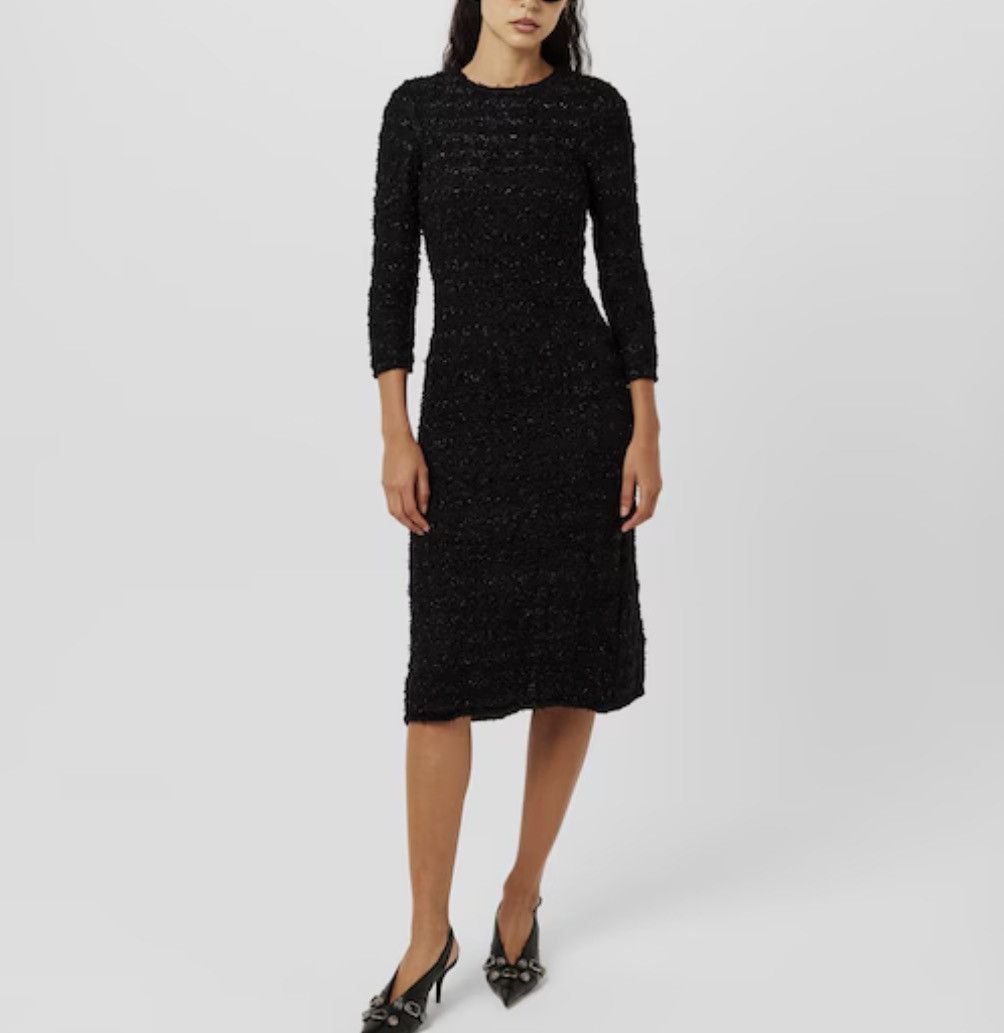 Balenciaga Balenciaga New wool midi dress, black, size S Size S / US 4 / IT 40 - 1 Thumbnail