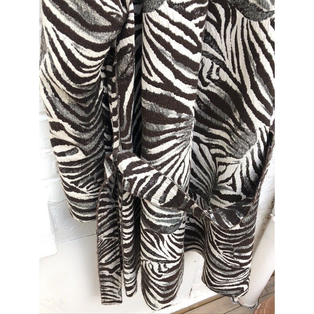 Lanvin Rare Zebra Trench Coat Size M / US 6-8 / IT 42-44 - 4 Thumbnail