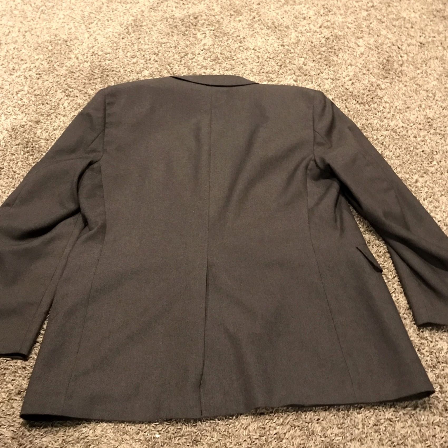 Levi's vtg levi strauss USA mens blazer 46R brown 2 button single-breasted noth notch lapel wool tweed jacket blazer coat Size 46R - 7 Thumbnail