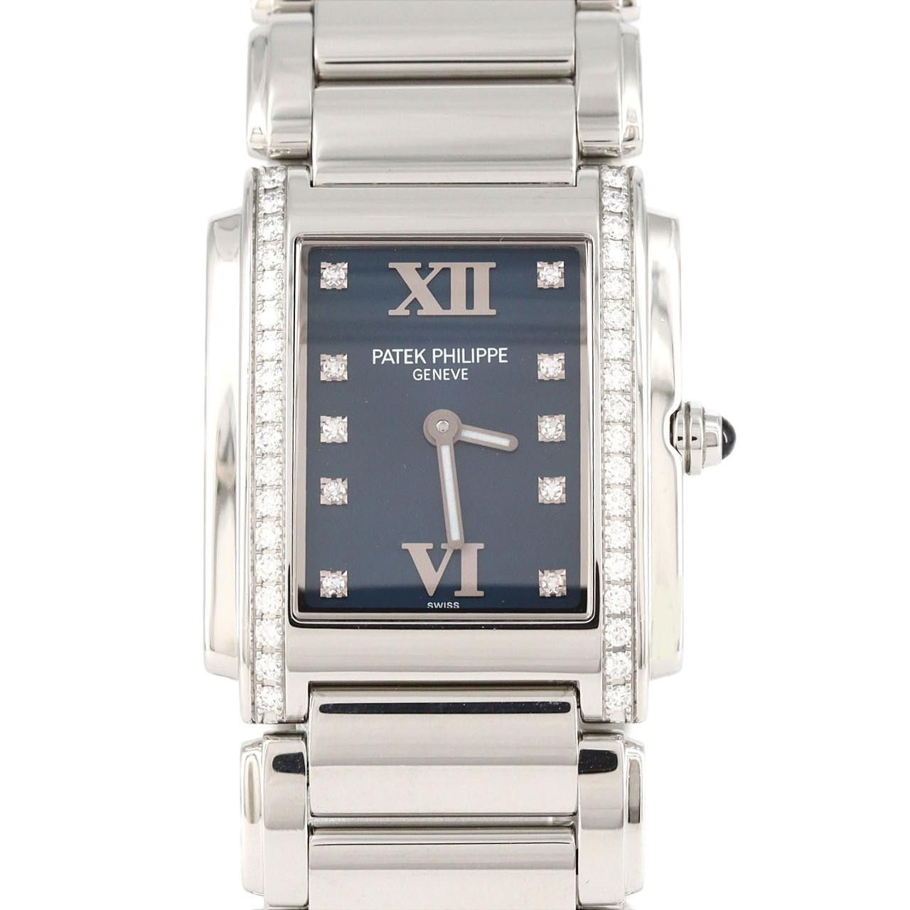 Patek Philippe Patek Philippe Twenty-4 Stainless Steel Metal Quartz 4910/10A-012 DUTY FREE for USA