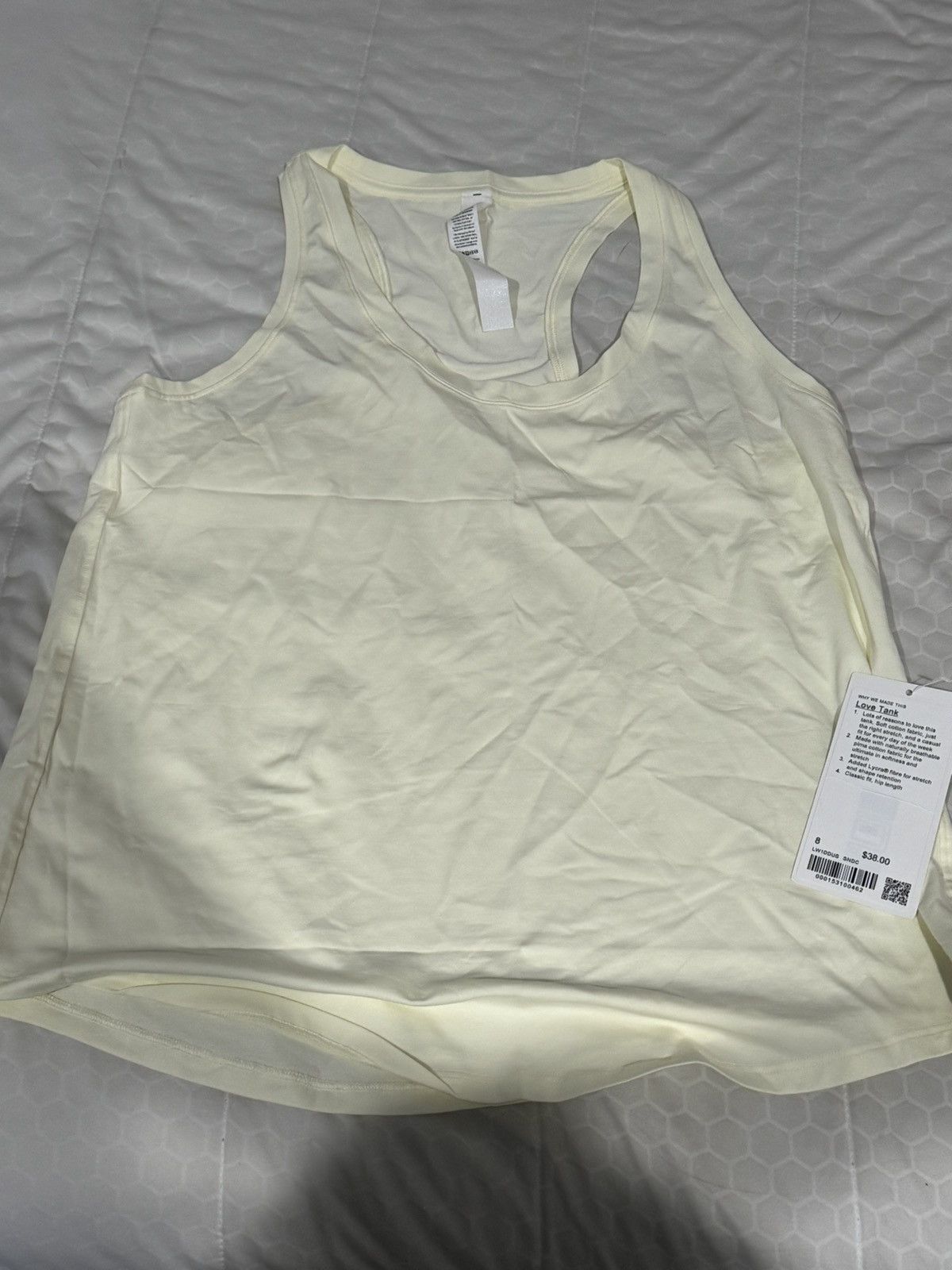 Lululemon NEW Lululemon Love Tank Size M / US 6-8 / IT 42-44 - 1 Thumbnail
