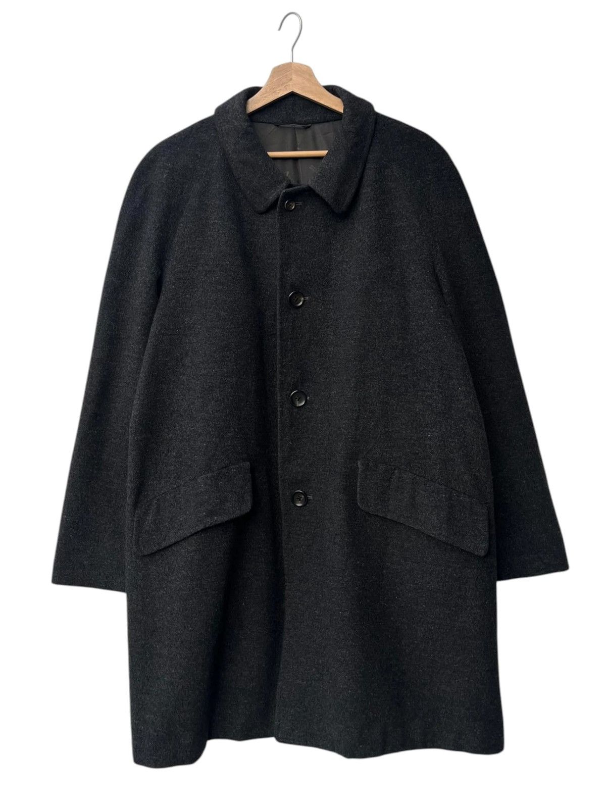 Aquascutum Vintage Aquascutum Wool Cashmere Blend Mac Coat Size US M / EU 48-50 / 2 - 1 Thumbnail