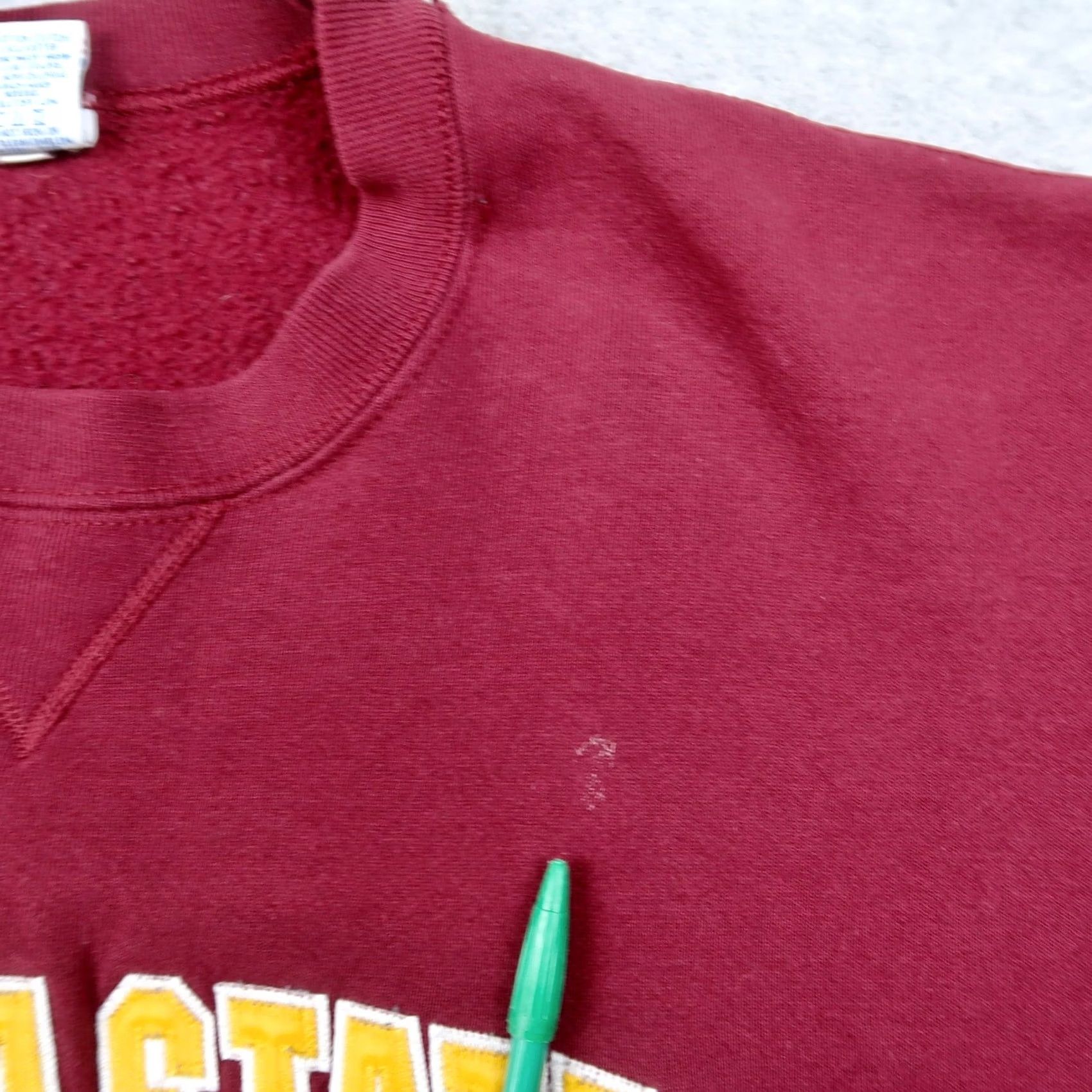 Russell Athletic VTG Russell Athletic Arizona State Sun Devils Sweatshirt XL Maroon Crewneck ASU Men Red Graphic Print All Seasons Size US XL / EU 56 / 4 - 5 Thumbnail