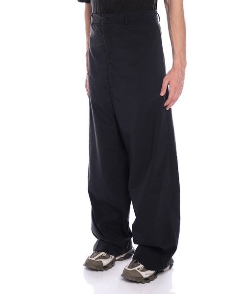 Balenciaga o1s1wg110326 Large Fit Pants in Black Size US 30 / EU 46 - 3 Thumbnail
