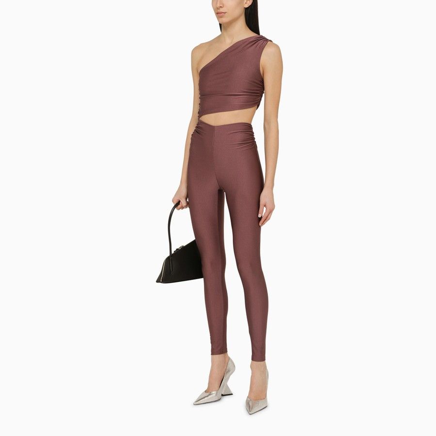THE ANDAMANE o1d2blof1024 Close-Fitting Jumpsuit In Brown Size 26" / US 2 / IT 38 - 2 Thumbnail