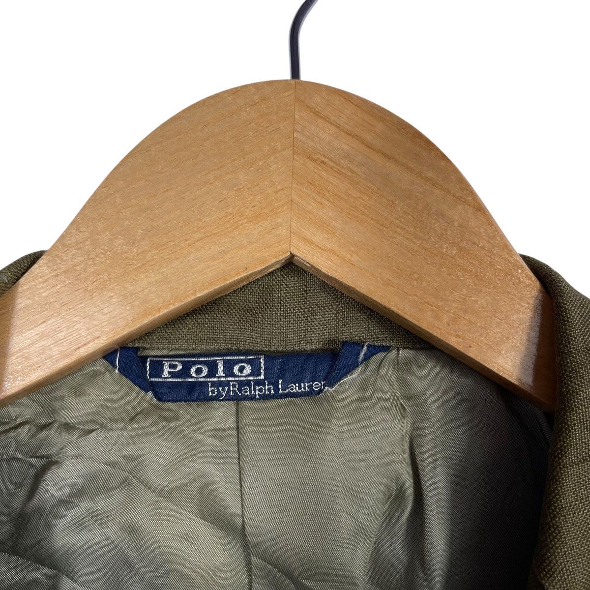 Polo Ralph Lauren Polo Ralph Lauren Linen Blazer Jacket Olive Green Size 40R - 3 Thumbnail