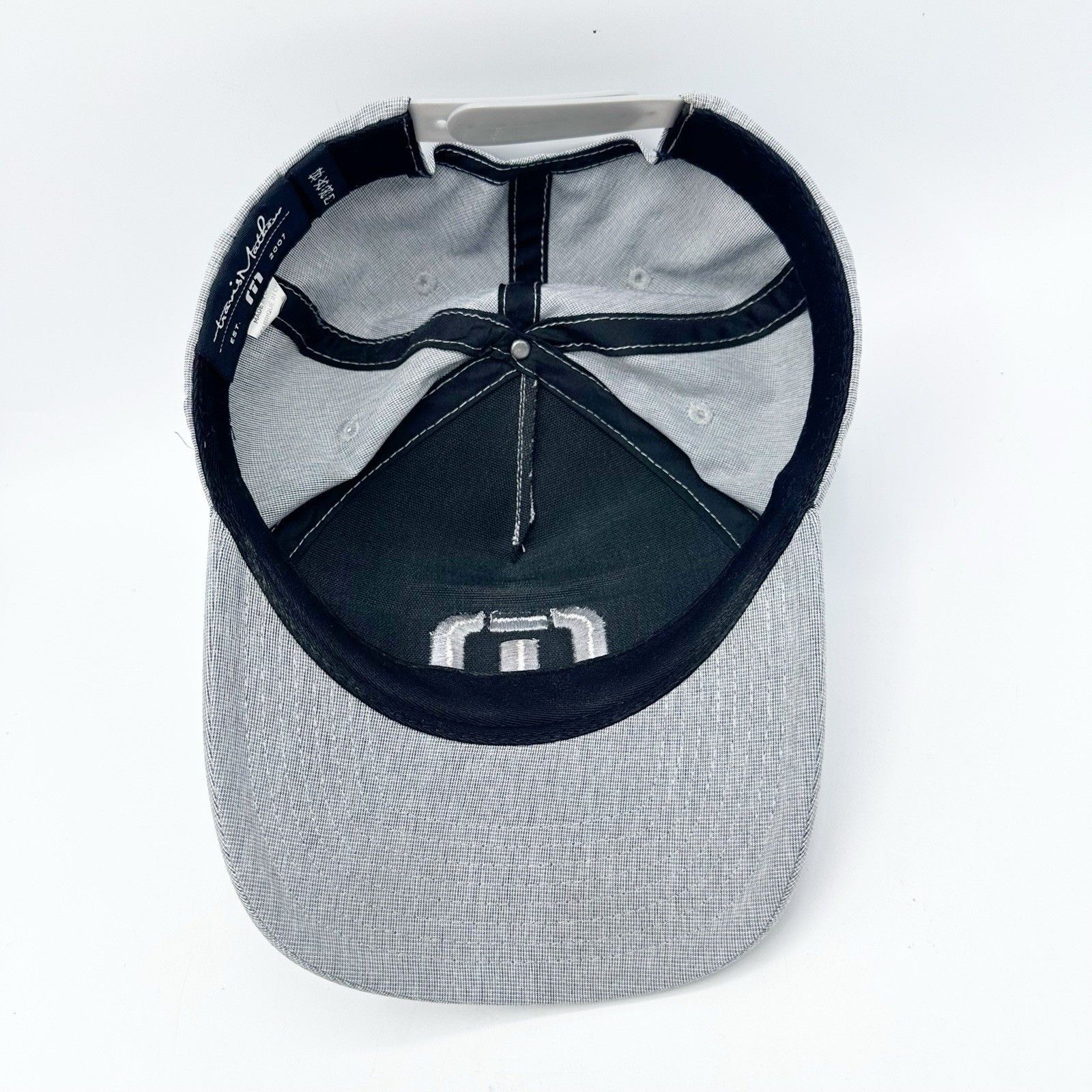 TravisMathew Travis Mathew GOLF Men's Snapback Top Shelf Hat Light Gray Size ONE SIZE - 7 Thumbnail