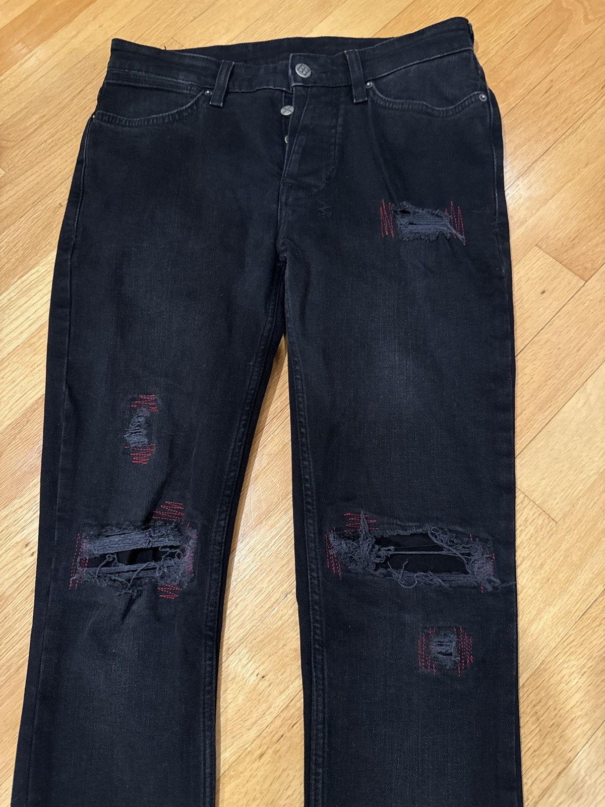 Ksubi Ksubi Van Winkle Red Bottle Trashed jeans Size US 30 / EU 46 - 6 Thumbnail
