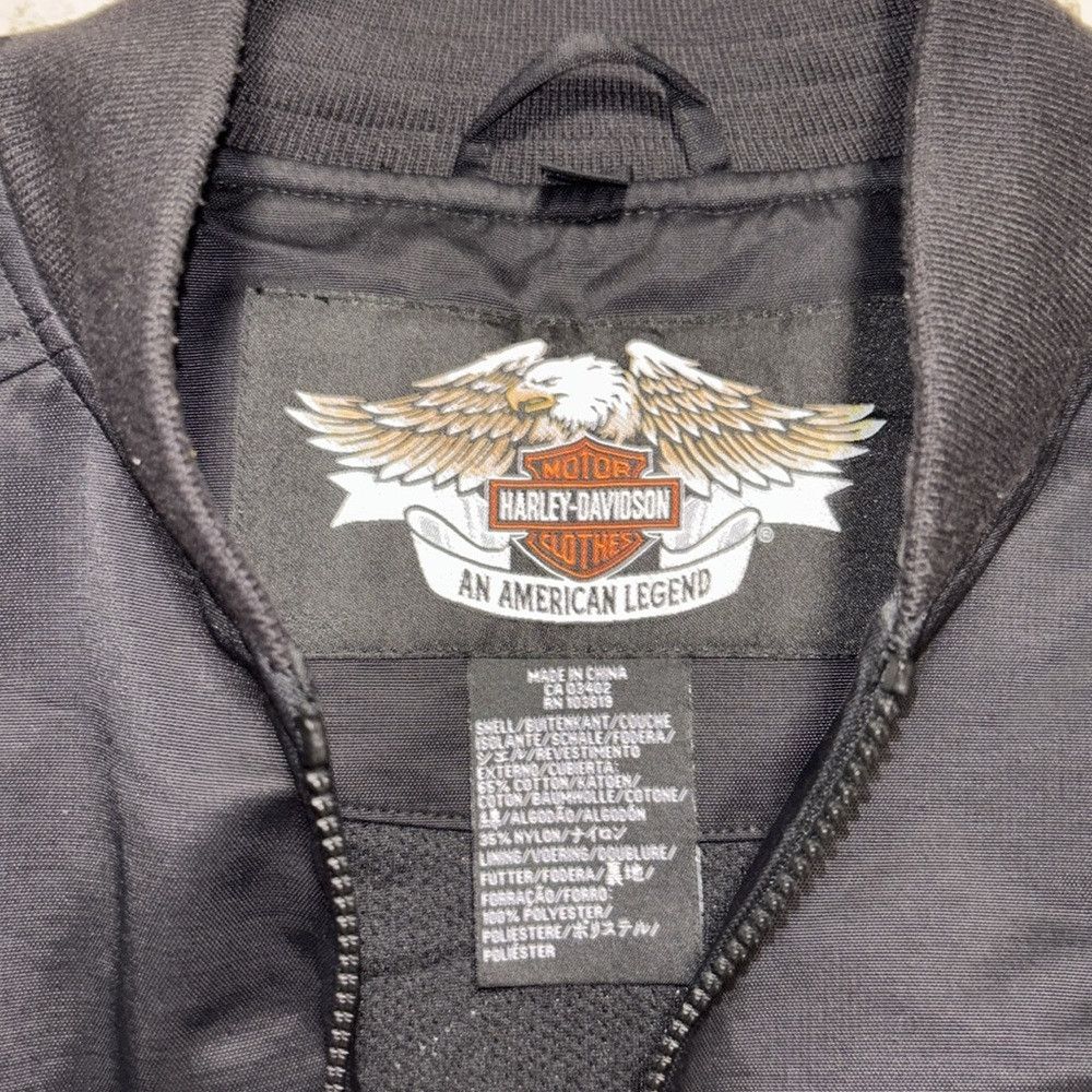 Harley Davidson Harley Davidson Jacket Large Bomber style Nylon Black Size US L / EU 52-54 / 3 - 5 Thumbnail