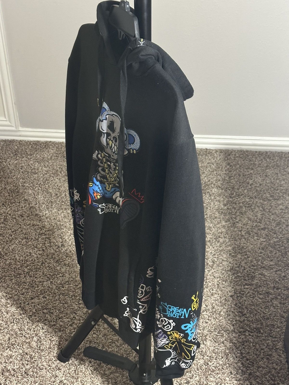Other SCREENSHOT Mens Urban Premium Fleece Hoodie Embroidery Large Size US L / EU 52-54 / 3 - 4 Thumbnail