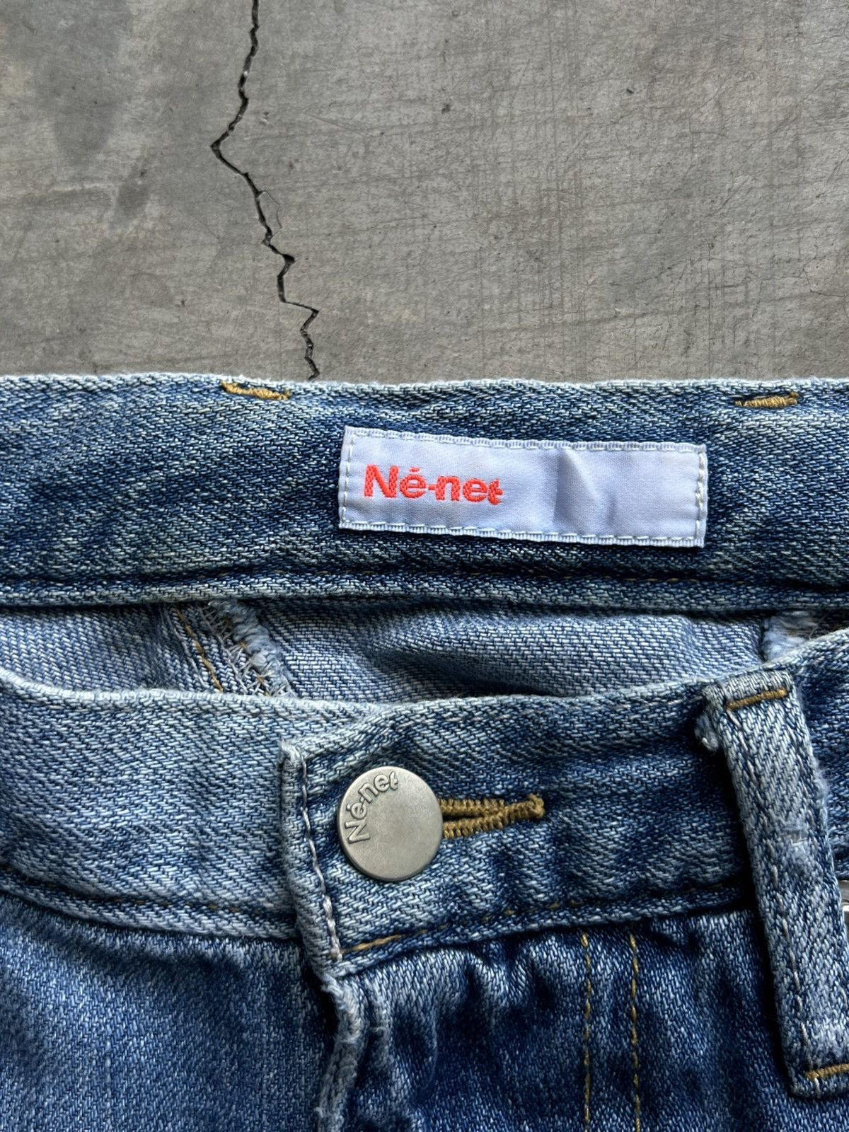 Ne-Net Ne-net Denim Patch Pant Size US 33 - 5 Thumbnail