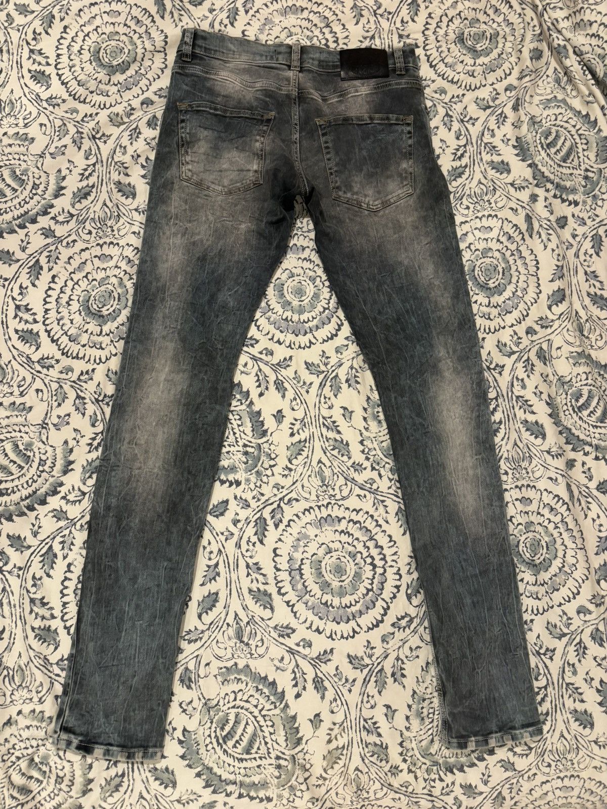 Just Cavalli Just Cavalli Skinny Low Rise Grey Wash Denim Jeans 30 x 32 Size US 30 / EU 46 - 2 Thumbnail