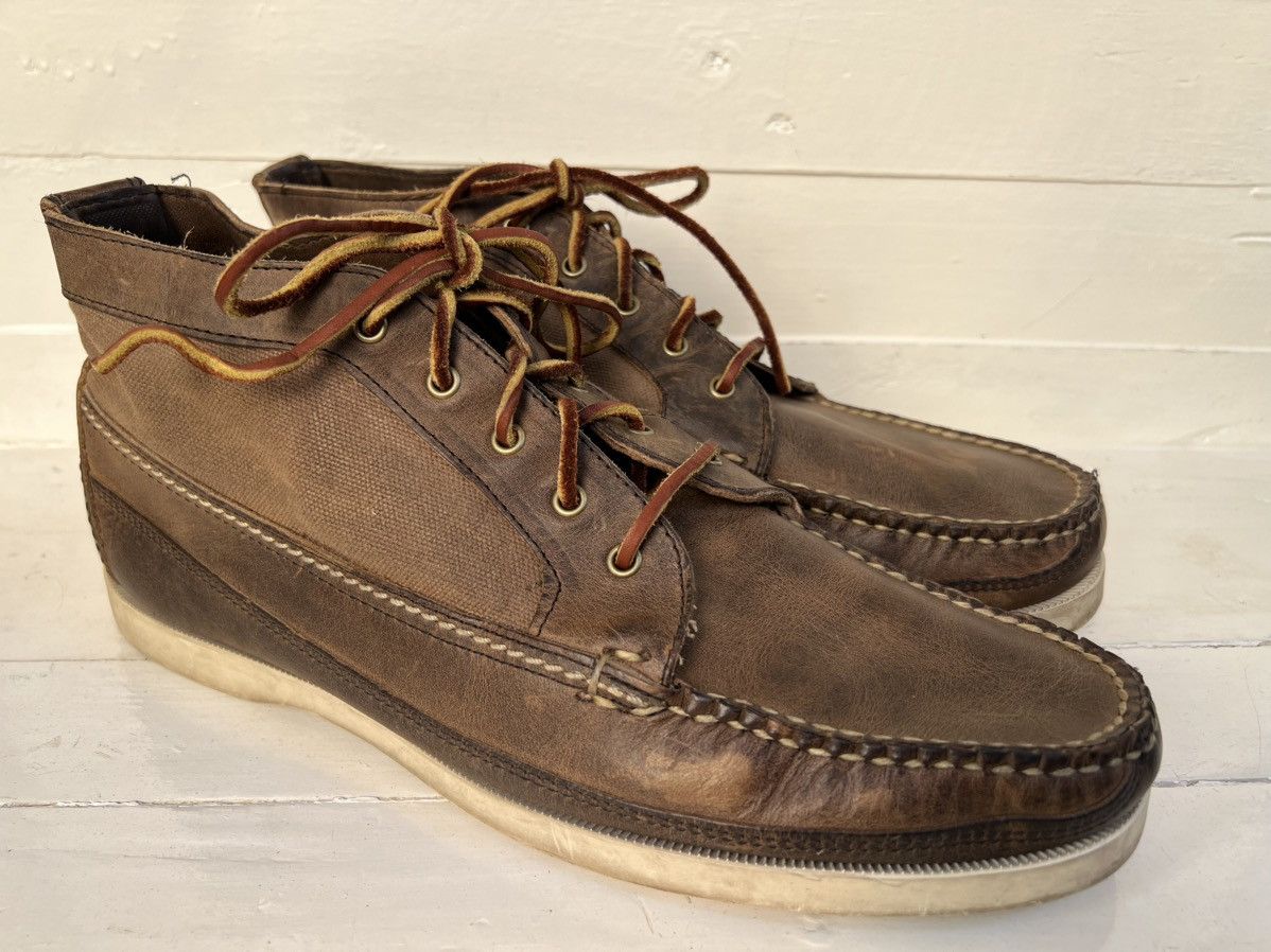 Red Wing Red Wing boots Wabasha 9191 Leather Waxed canvas Made in USA Size US 11.5 / EU 44-45 - 3 Thumbnail