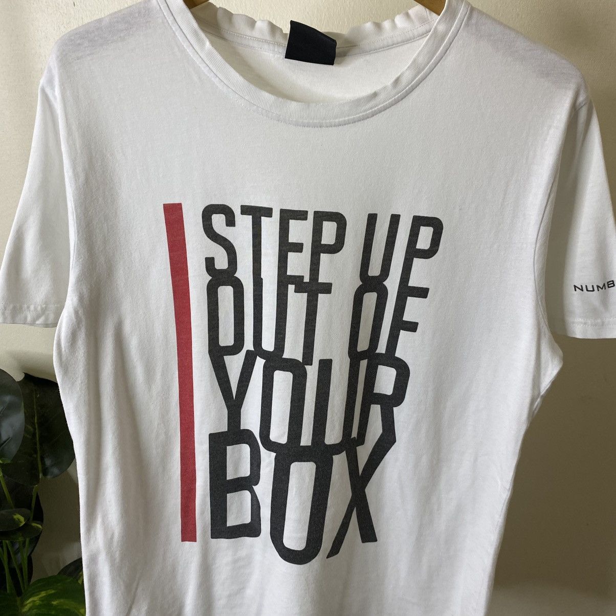 Number (N)ine By Takahiro Miyashita The Soloist Step Up Out Of Your Box T Size US M / EU 48-50 / 2 - 2 Thumbnail