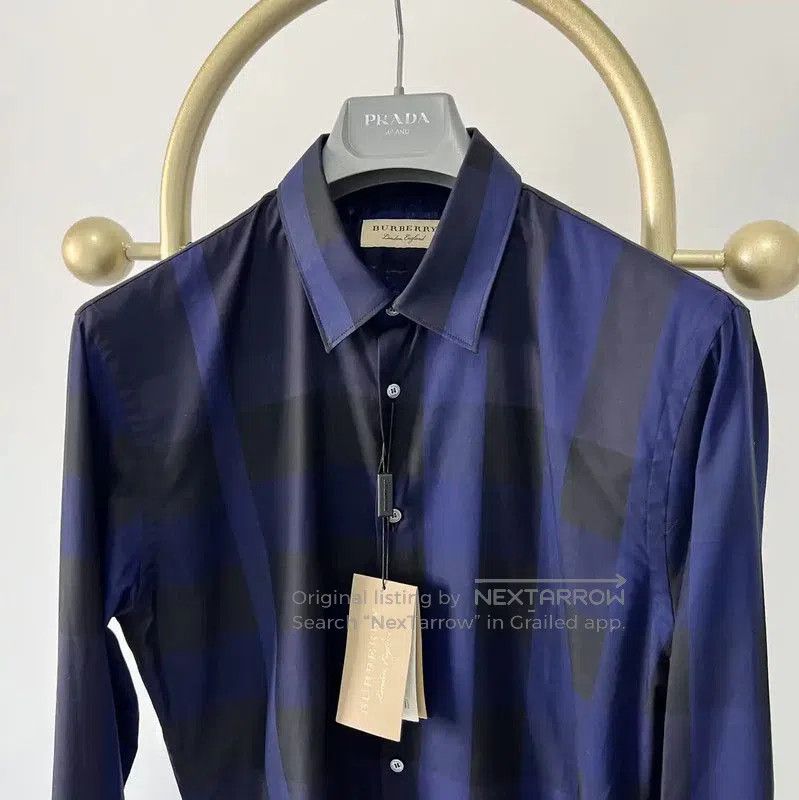 Burberry Burberry Men's Cotton Long Sleeve Shirt. Size US M / EU 48-50 / 2 - 3 Thumbnail