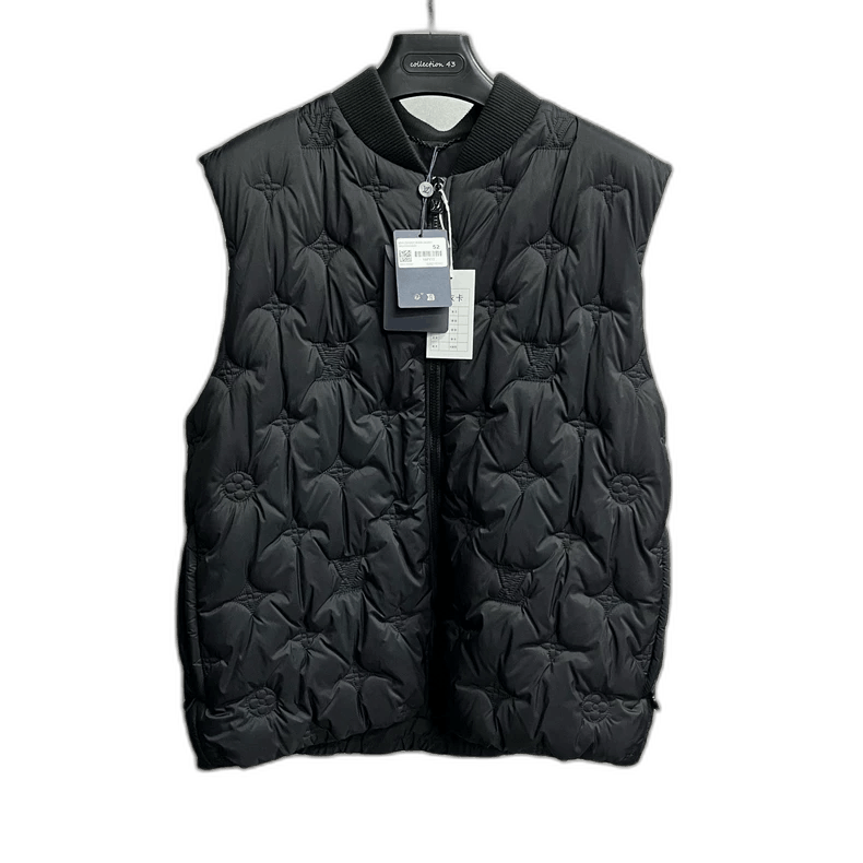 Louis Vuitton Louis Vuitton Black Sleeveless Zip Vest Size US XXL / EU 58 / 5 - 1 Thumbnail