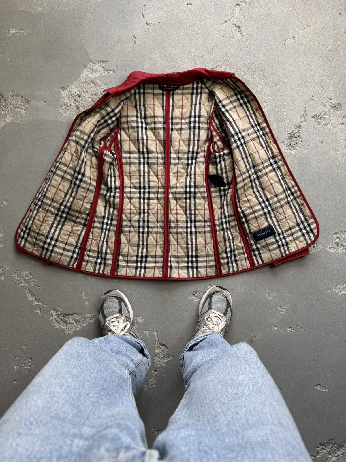 Burberry Burberrys Nova Check Vintage Bomber Quilted Reversible Size M / US 6-8 / IT 42-44 - 4 Thumbnail