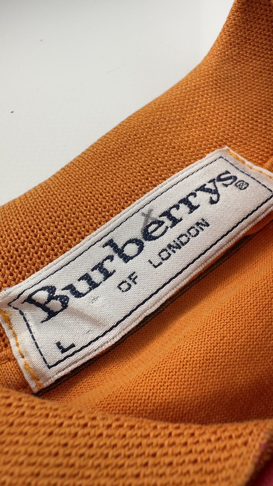 Burberry × Vintage Burberrys Polo T-Shirt L Size Vintage 90’s Made in Italy Size US L / EU 52-54 / 3 - 4 Thumbnail