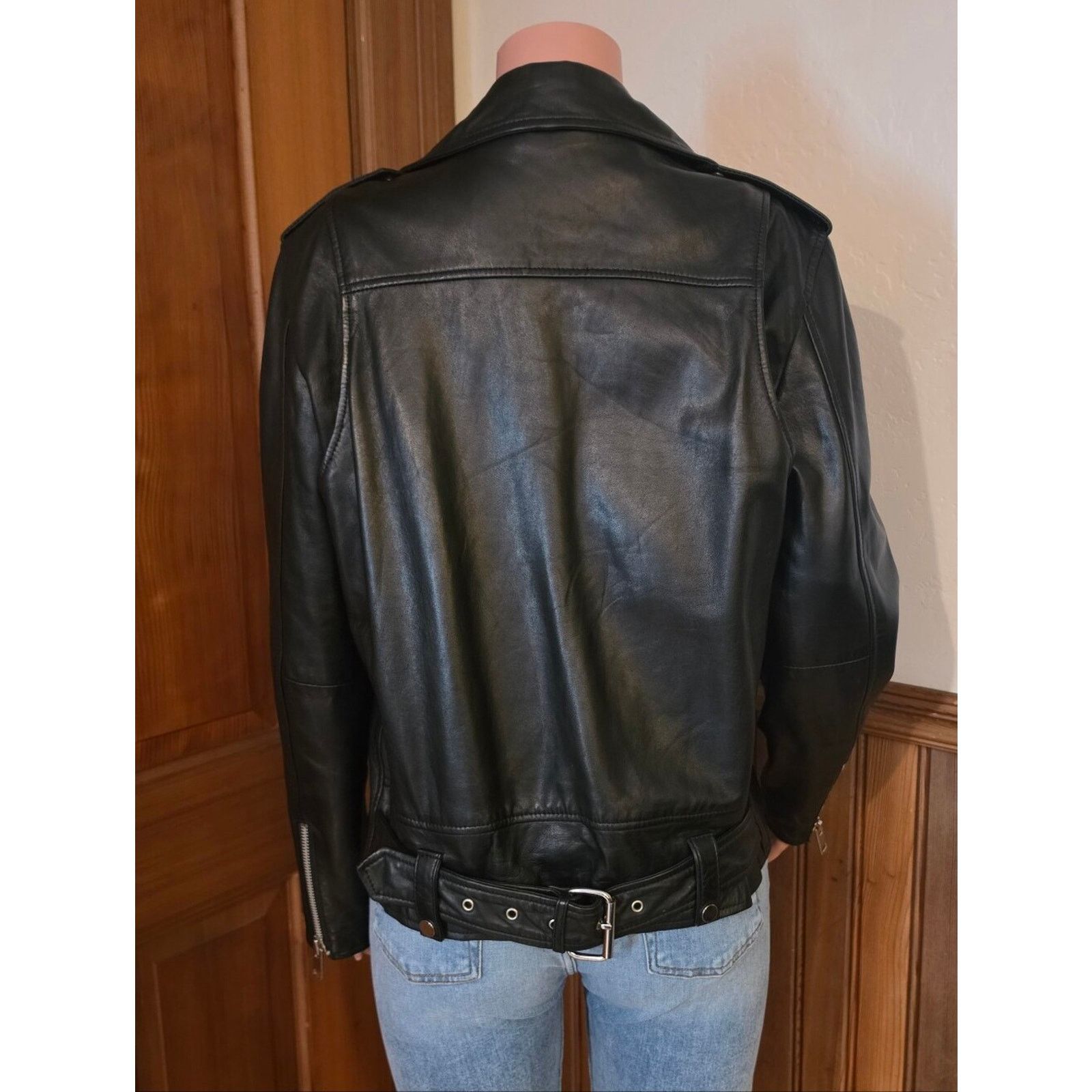 Leather NWOT Walter Baker New York Black Leather Candace Jacket L Size L / US 10 / IT 46 - 8 Thumbnail