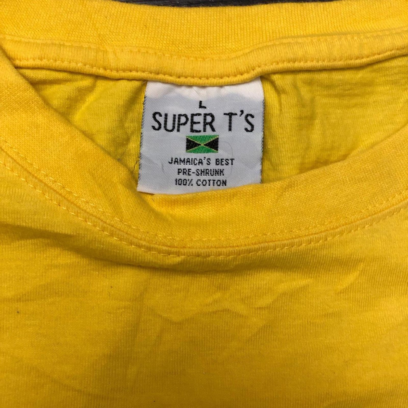 Other Yellow ‘No Problem’ Jamaican Flag Graphic Tee Size US L / EU 52-54 / 3 - 5 Thumbnail