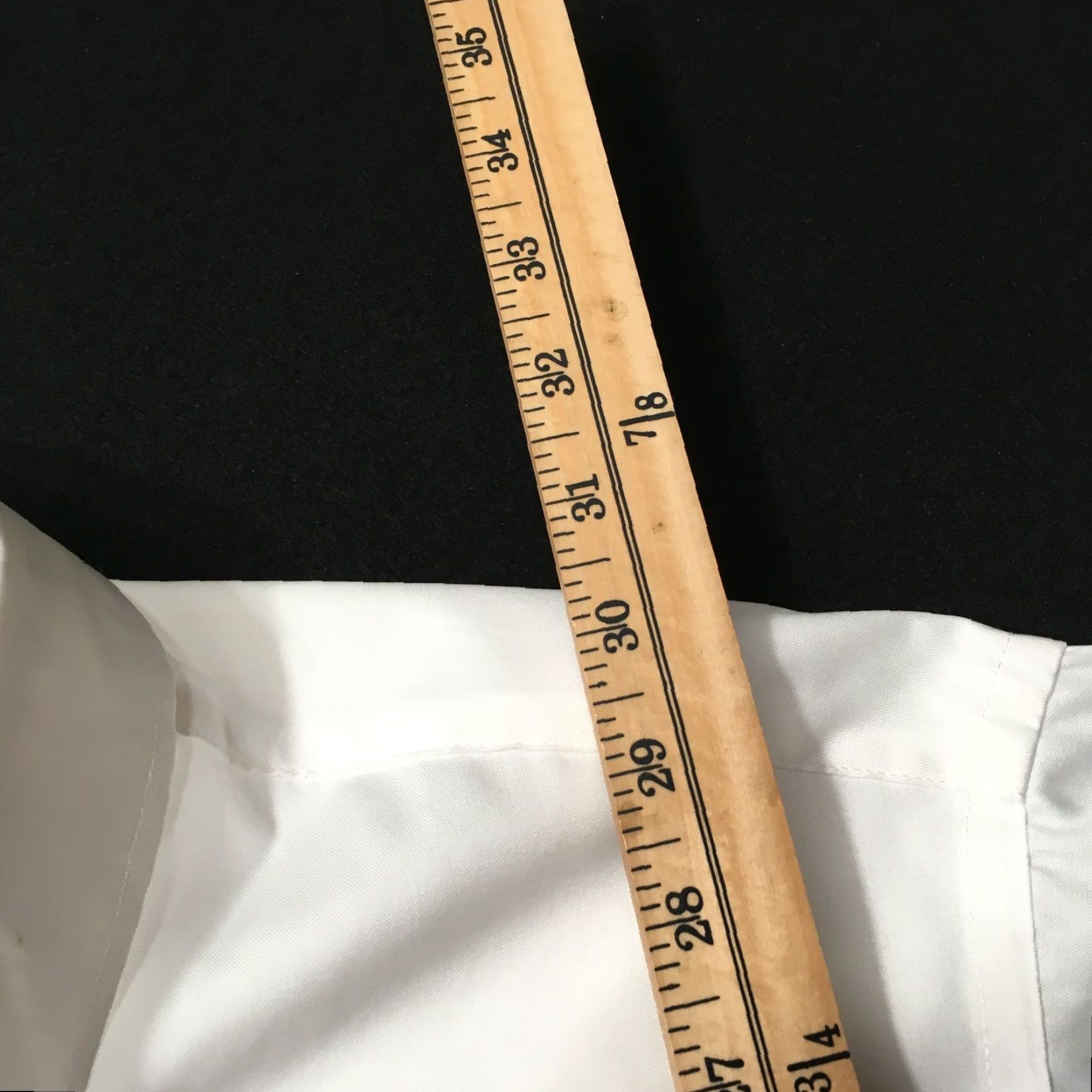 Geoffrey Beene Geoffrey Beene White Dress Shirt 16.5 34/35 Wrinkle Free Vintage? No. (Reorder and concise) Size 46R - 5 Thumbnail