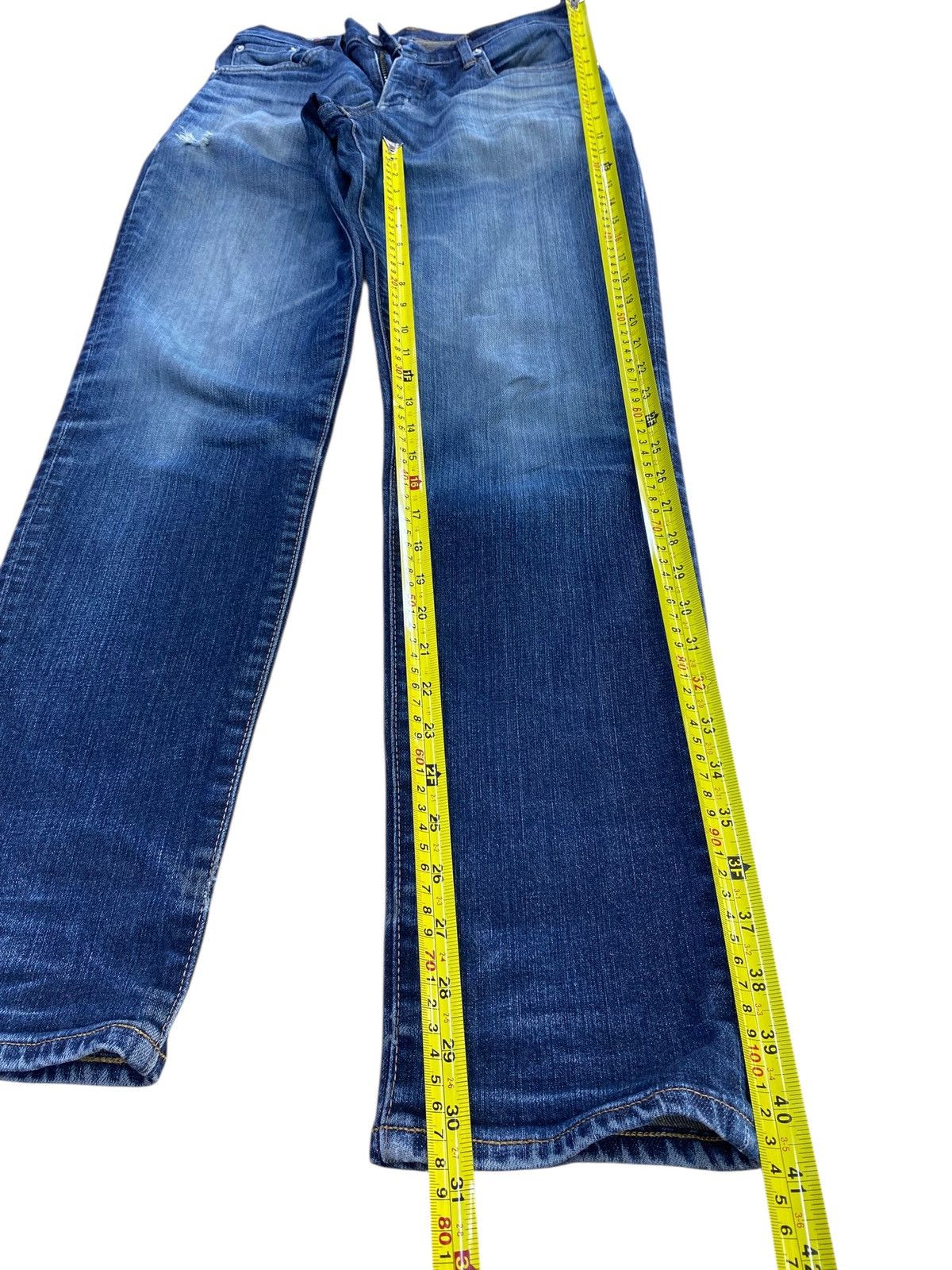 Edwin Vintage Edwin Blue Faded Wash Style Straight Cut Jeans Size US 29 - 7 Thumbnail