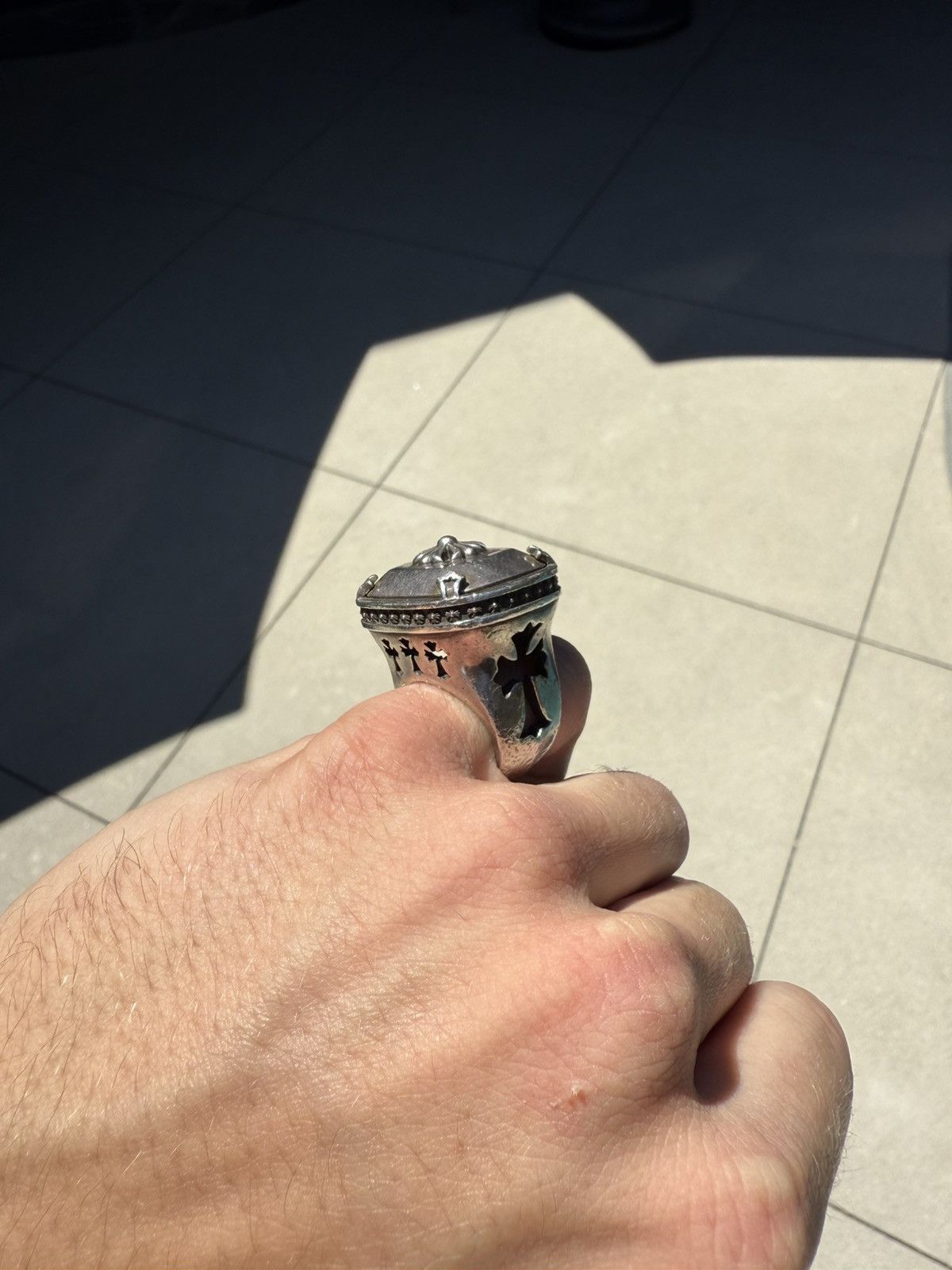 Chrome Hearts Massive Chrome Hearts .925 Cock and Tail Pimp Pinky Ring Size ONE SIZE - 16 Thumbnail