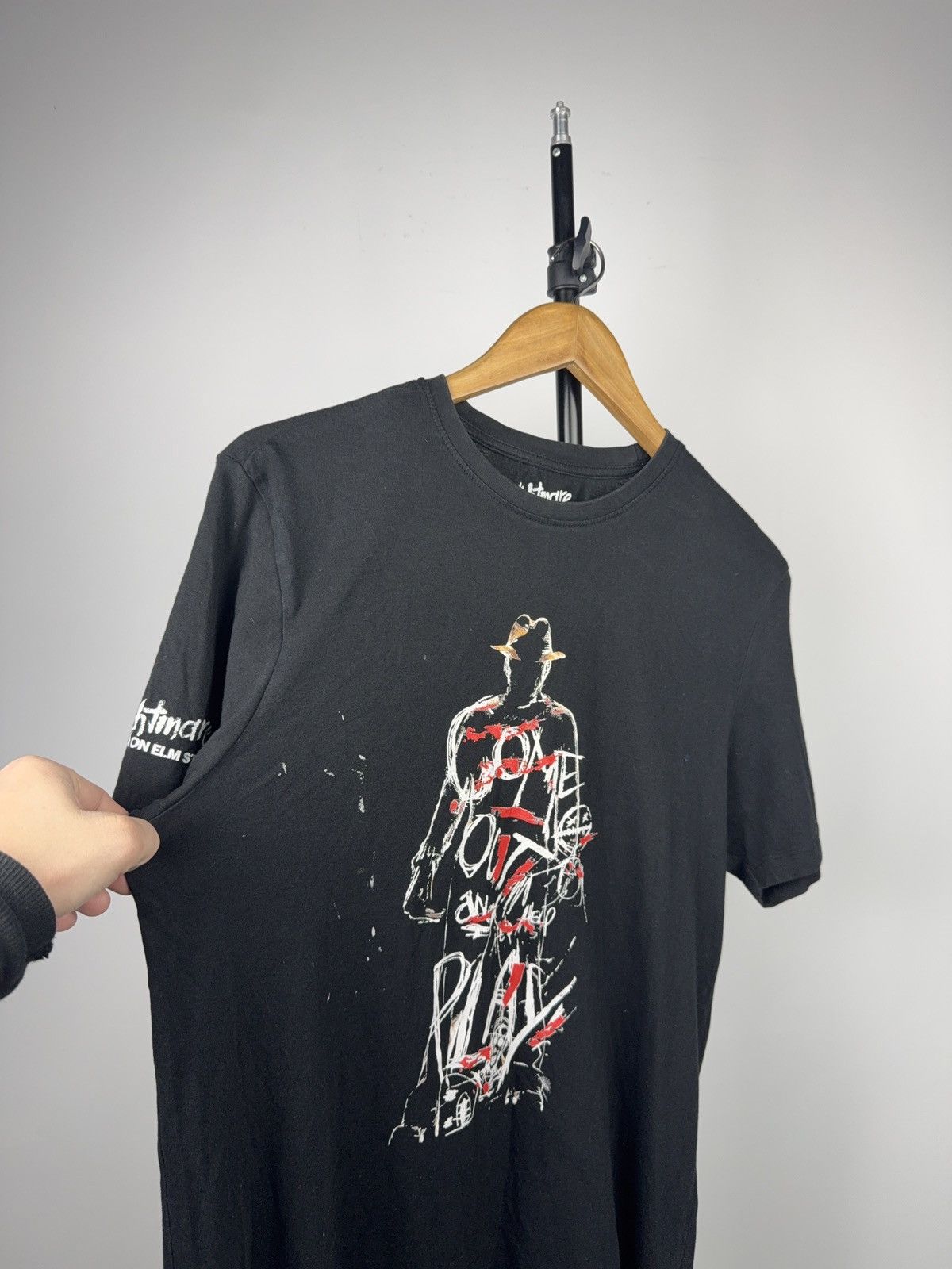 Vintage 2022 A Nightmare on Elm Street Freddy Krueger Art Tee Size US M / EU 48-50 / 2 - 4 Thumbnail