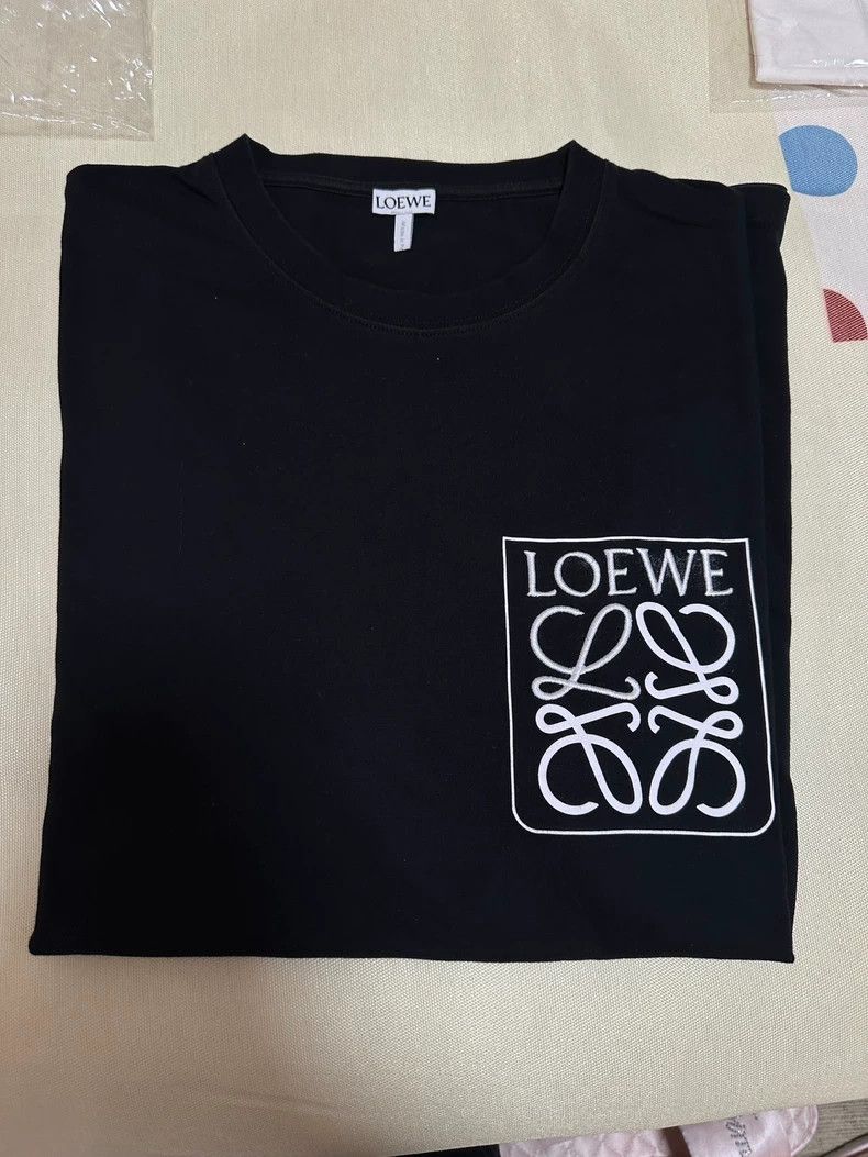 Loewe loewe Embroidered cotton knitwear Short sleeves 2506-Nextar Size US S / EU 44-46 / 1 - 1 Thumbnail