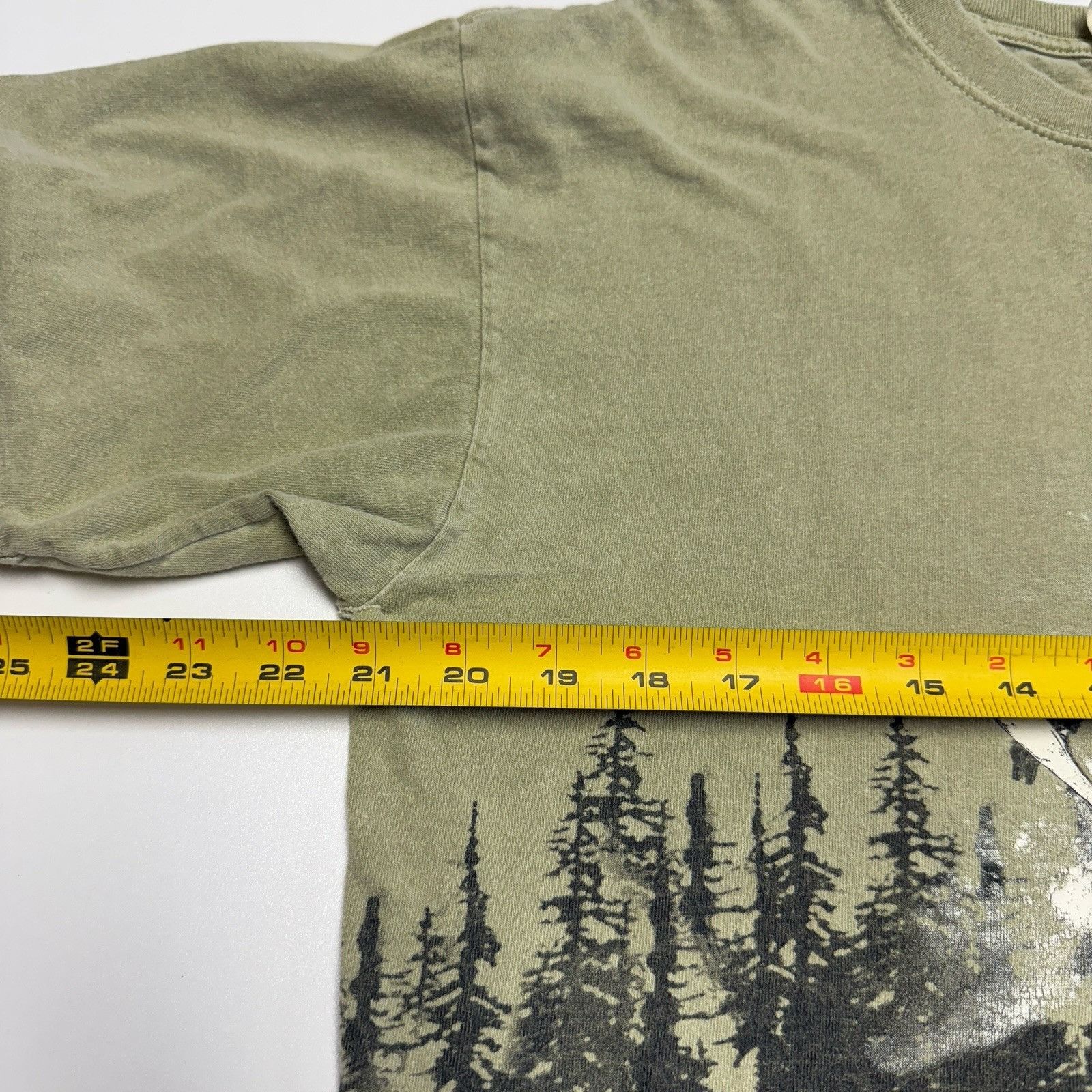 Vintage Vintage Powder Mountain Snowboard T Shirt Mens Large Brown Size US L / EU 52-54 / 3 - 9 Thumbnail