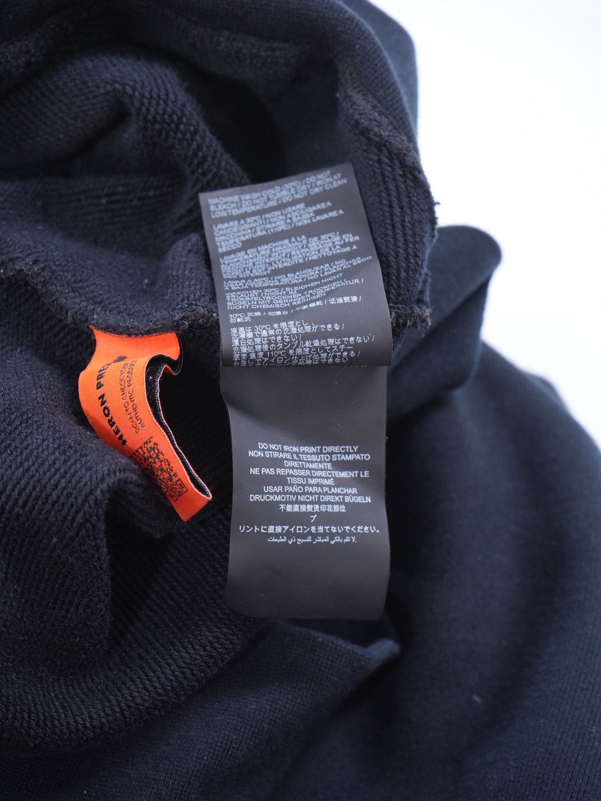 Heron Preston HERON PRESTON GRAPHIC PRINT BLACK HOODIE SWEATSHIRT Size US M / EU 48-50 / 2 - 8 Thumbnail