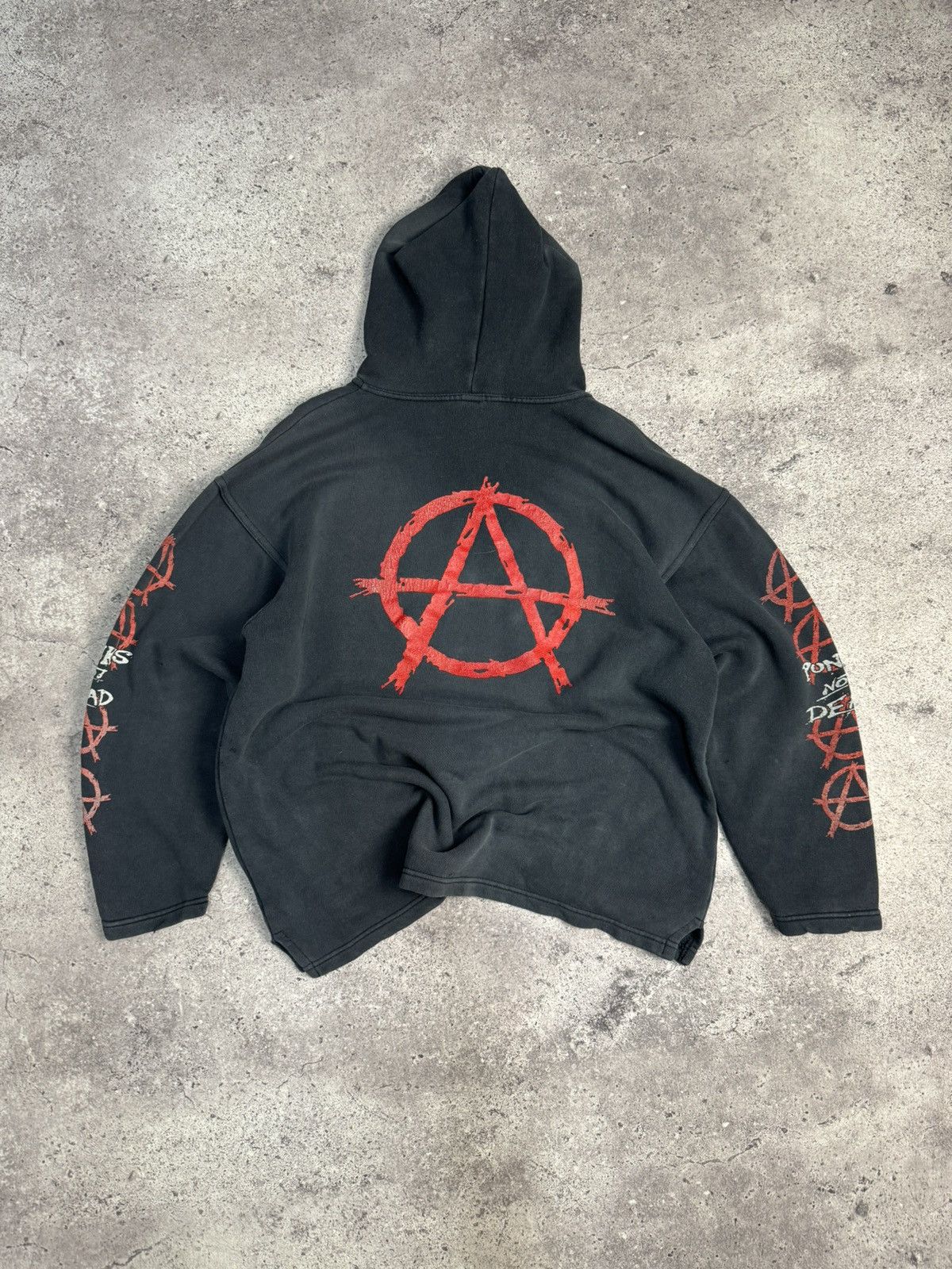 Affliction × Gotcha × Tapout Very rare Anarchy Punks not Dead merch vintage faded hoodie Size US L / EU 52-54 / 3 - 10 Thumbnail