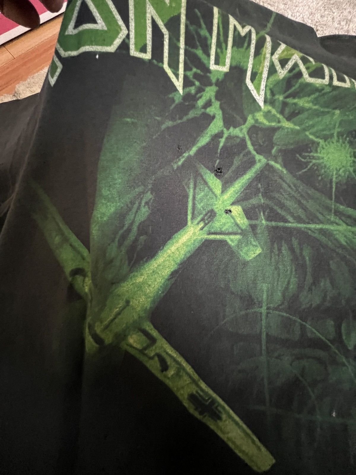 Hanes Iron maiden t shirt Size US L / EU 52-54 / 3 - 3 Thumbnail