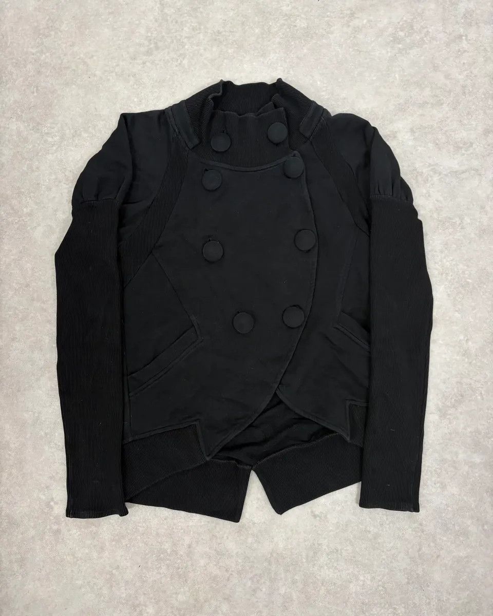 Kenzo Asymmetrical Buttoned Light Black Jacket