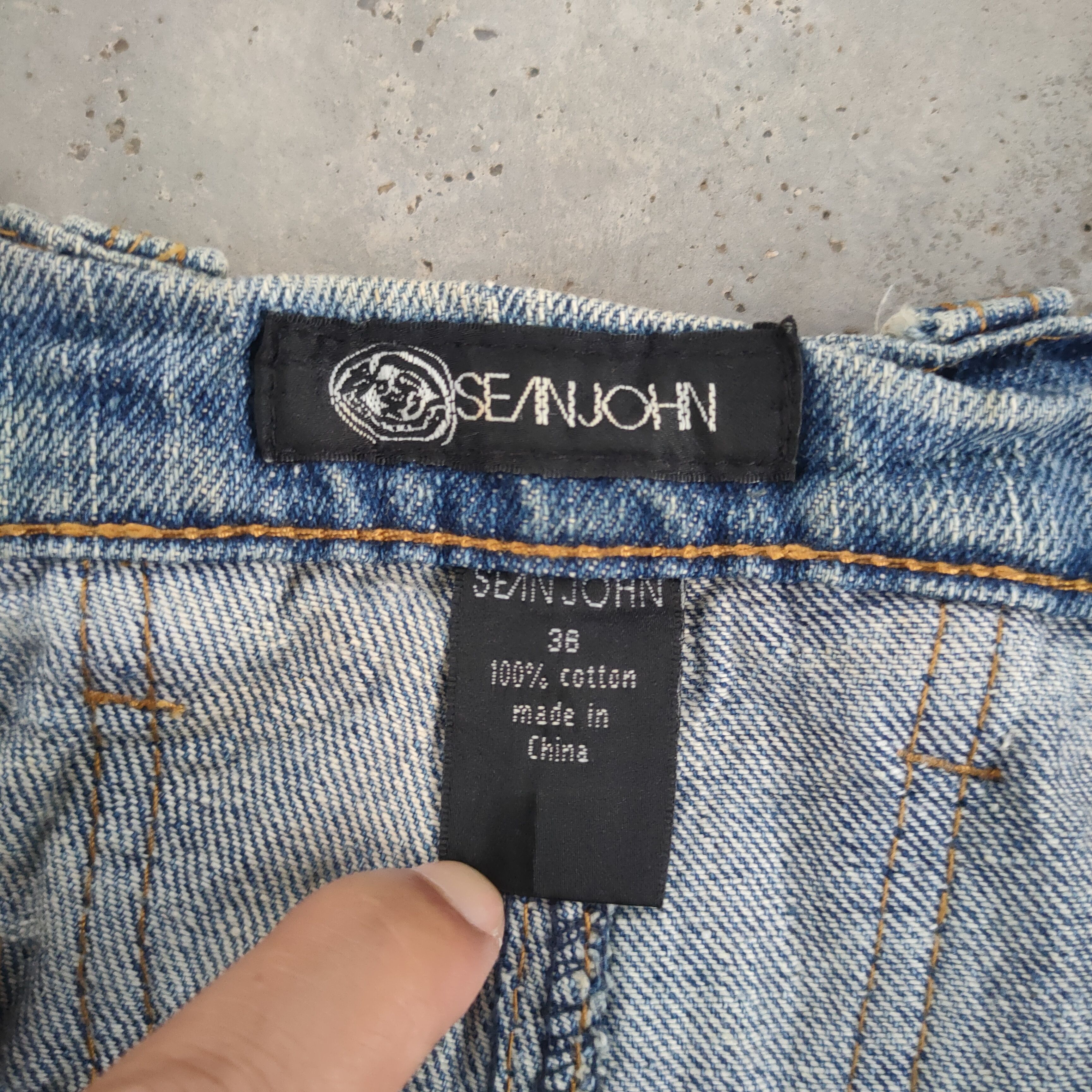 Japanese Brand W37 VINTAGE SEAN JOHN FADED JEANS DENIM PANTS Size US 37 - 9 Thumbnail