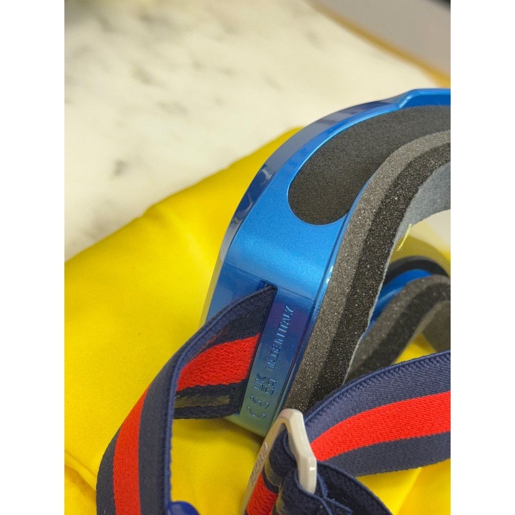 Gucci NEW GUCCI GG1210S Metallic Blue Mirrored Ski Goggles $1100 Size ONE SIZE - 5 Thumbnail